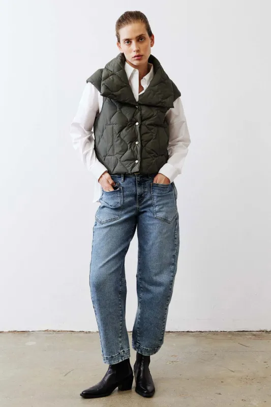 Summit Quilted Down Vest sold by Ruti