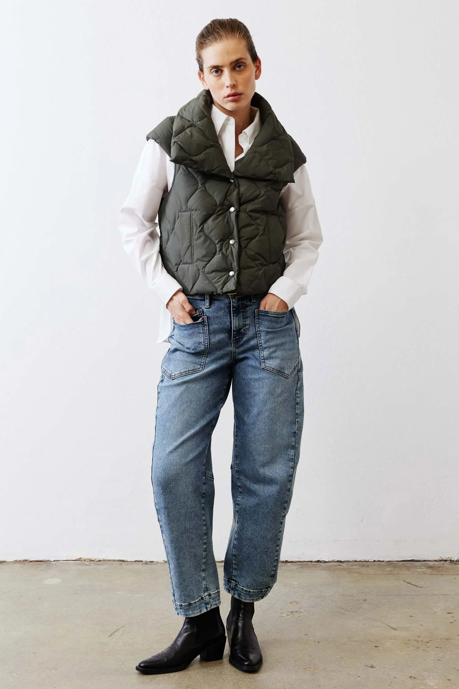 Summit Quilted Down Vest sold by Ruti