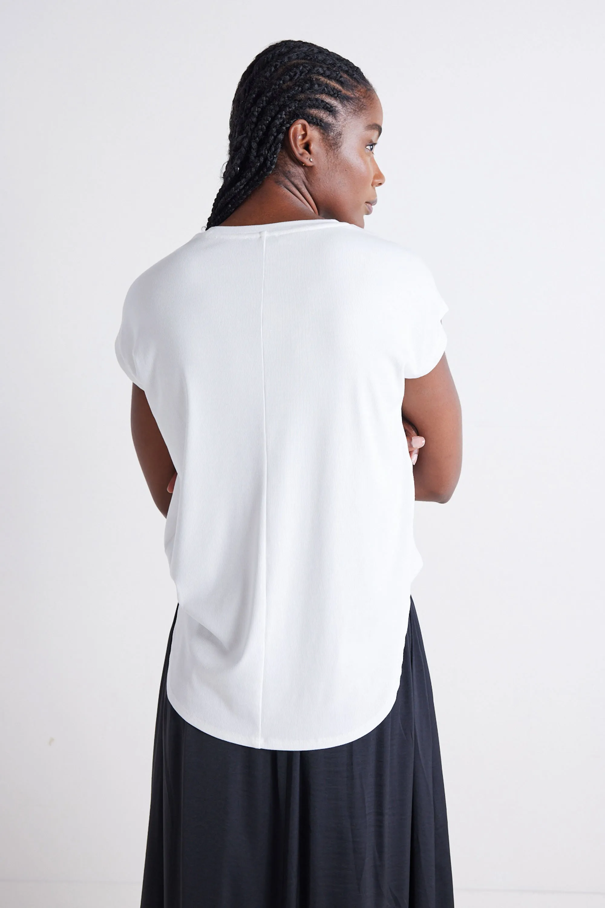 The Ribbed Tuck-In Tee sold by Ruti product image thumbnail 4