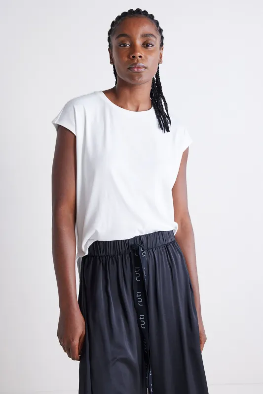 The Ribbed Tuck-In Tee sold by Ruti
