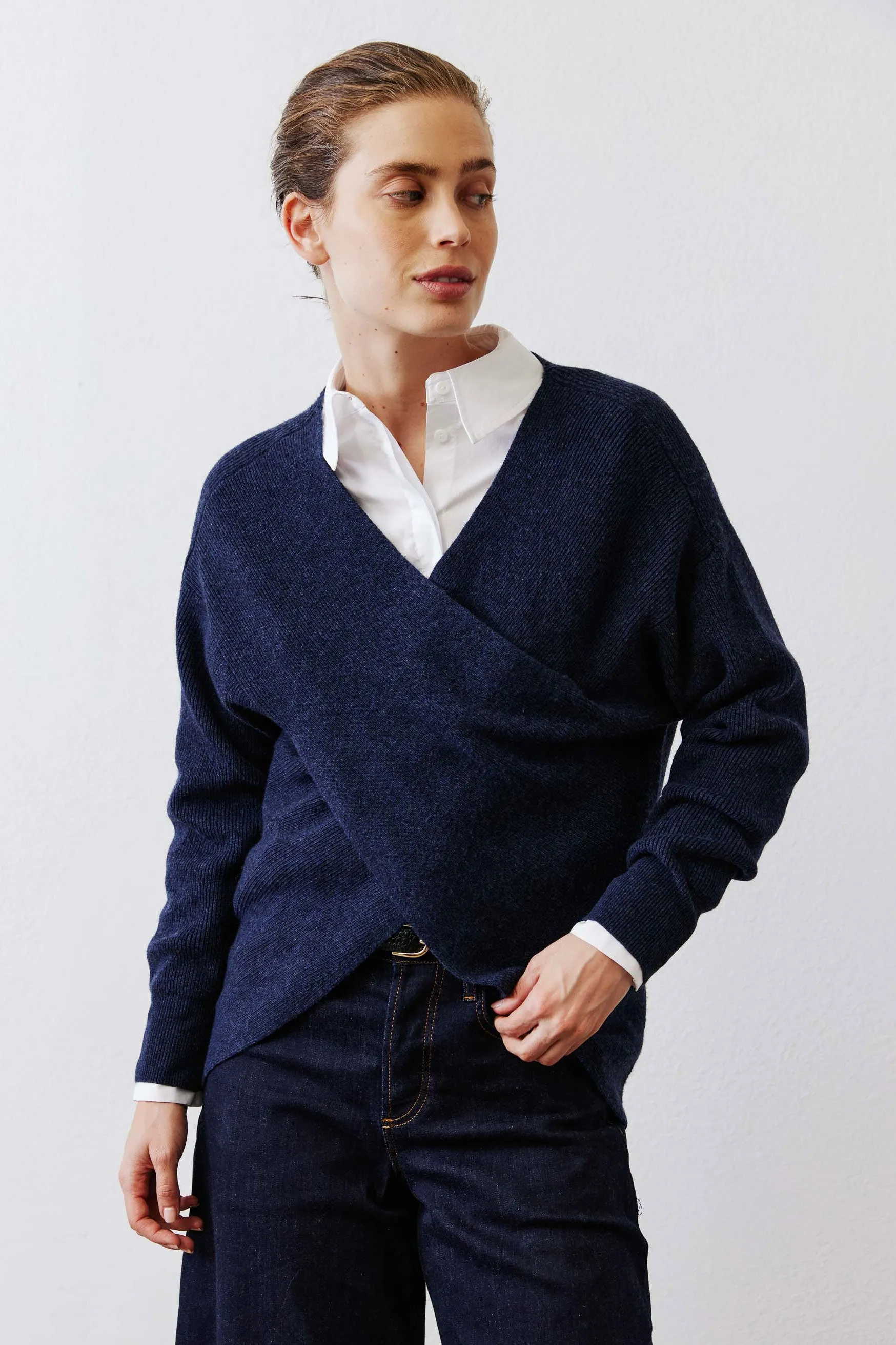 Dawn Criss Cross Sweater sold by Ruti