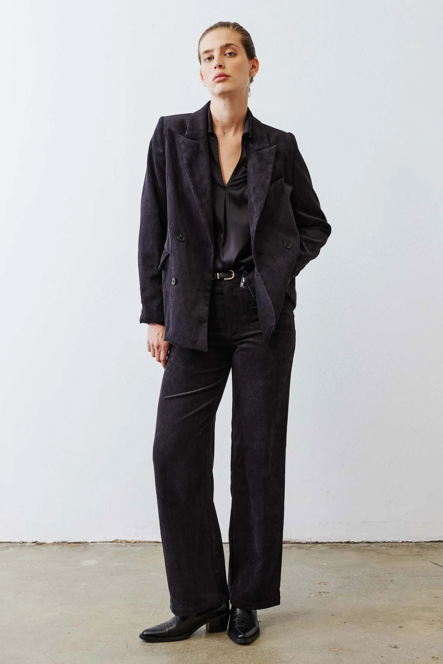 Corduroy On The Clock Blazer sold by Ruti product image thumbnail 5