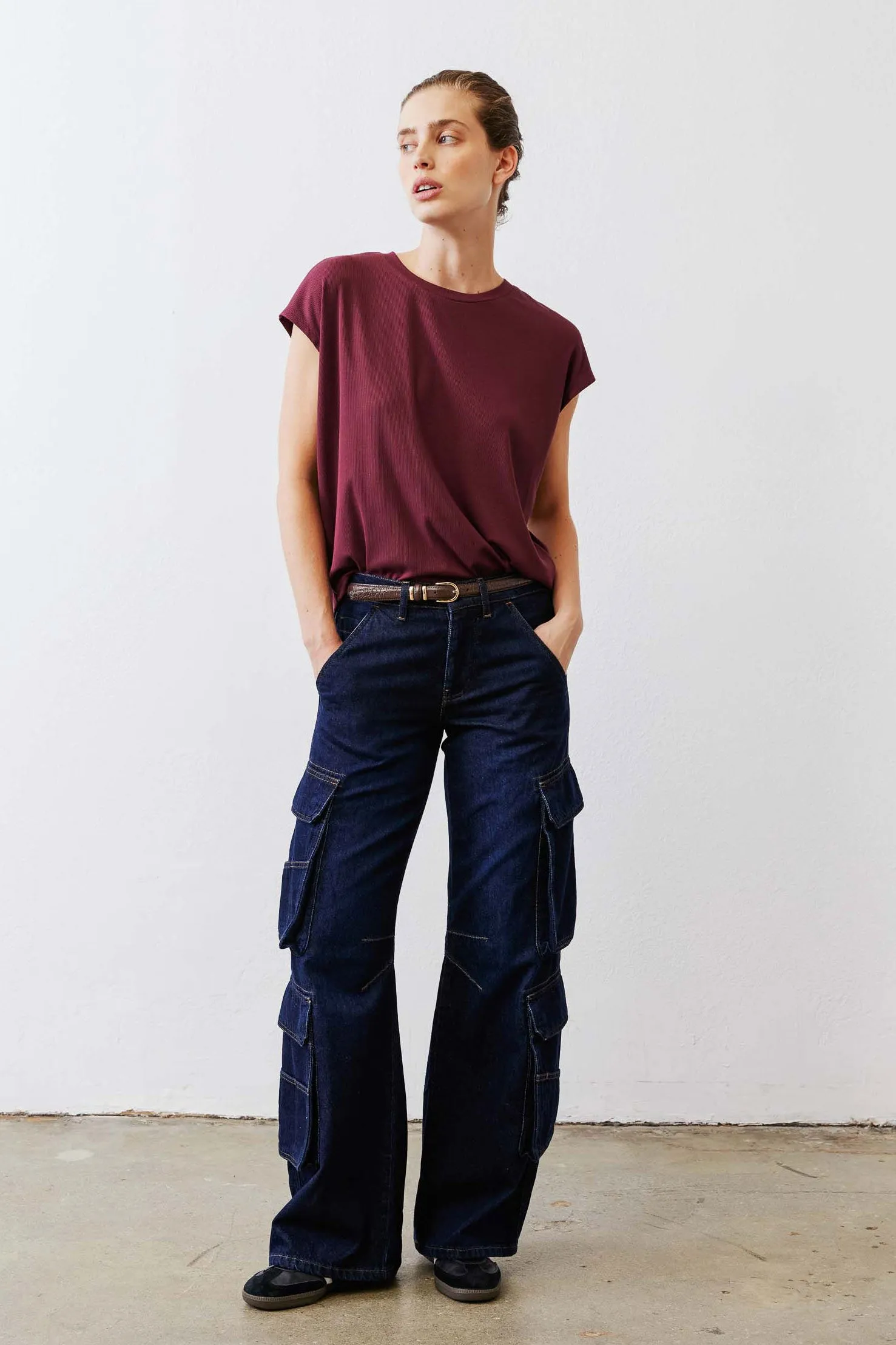 The Ribbed Tuck-In Tee sold by Ruti product image thumbnail 5