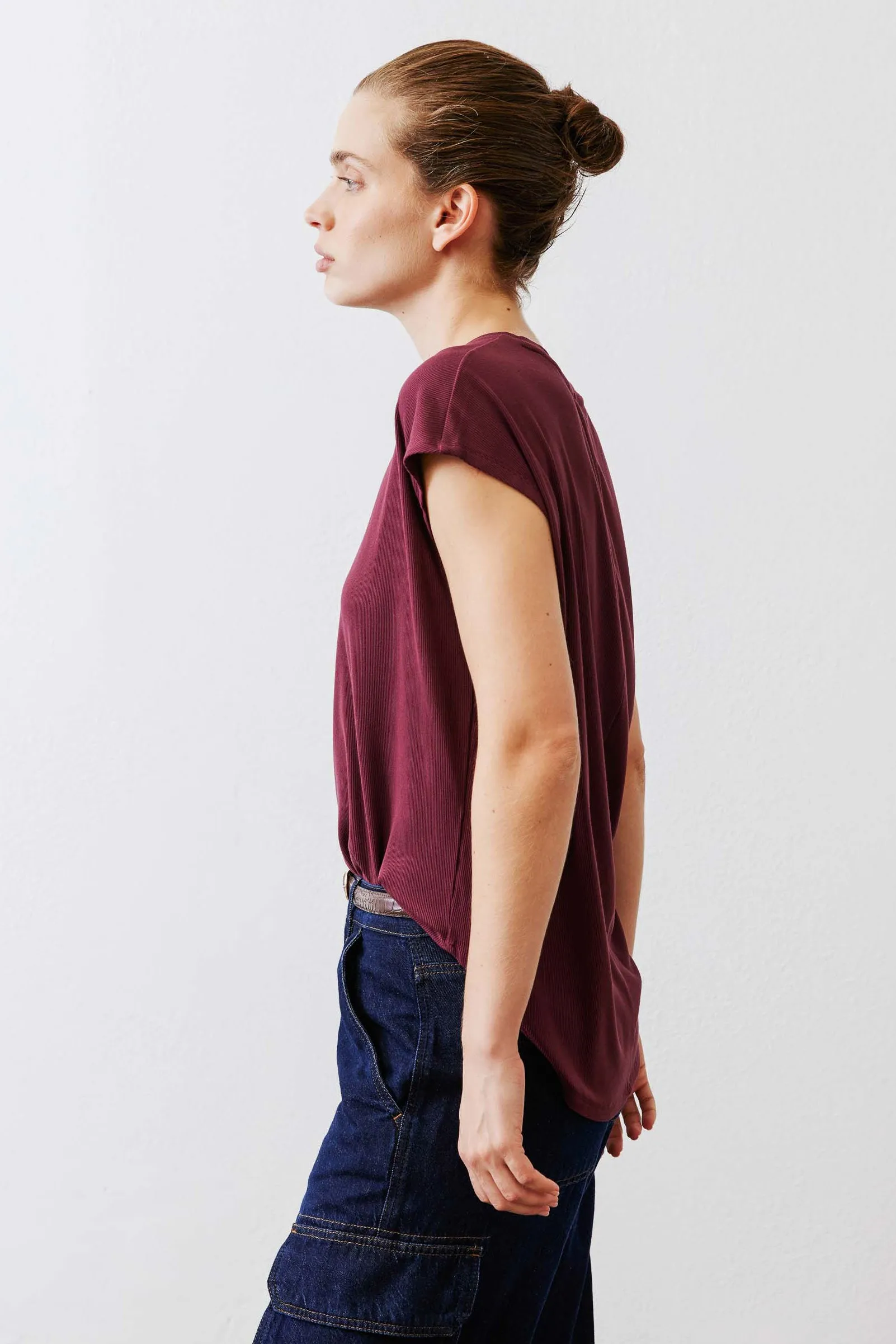 The Ribbed Tuck-In Tee sold by Ruti product image thumbnail 2