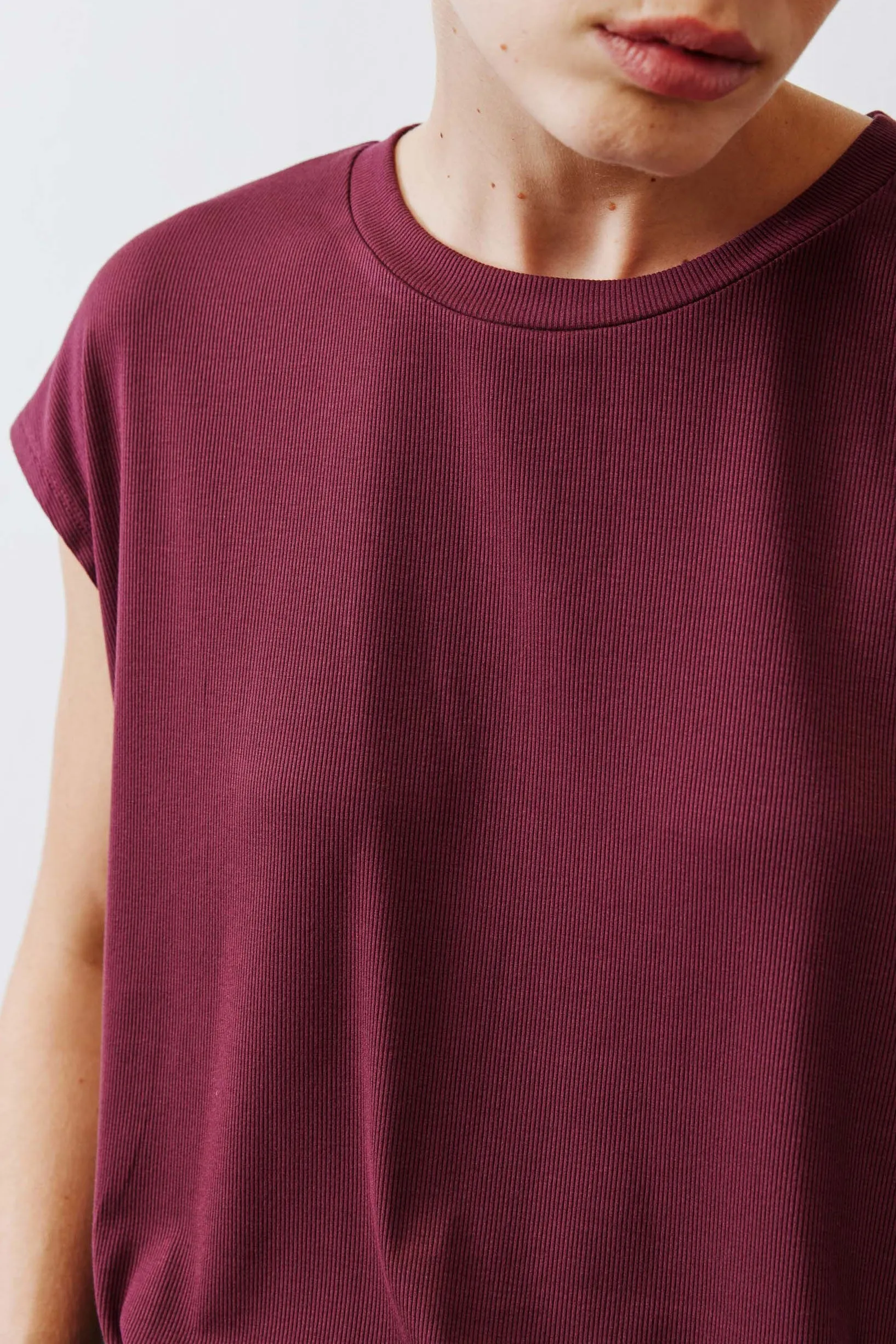 The Ribbed Tuck-In Tee sold by Ruti product image thumbnail 4