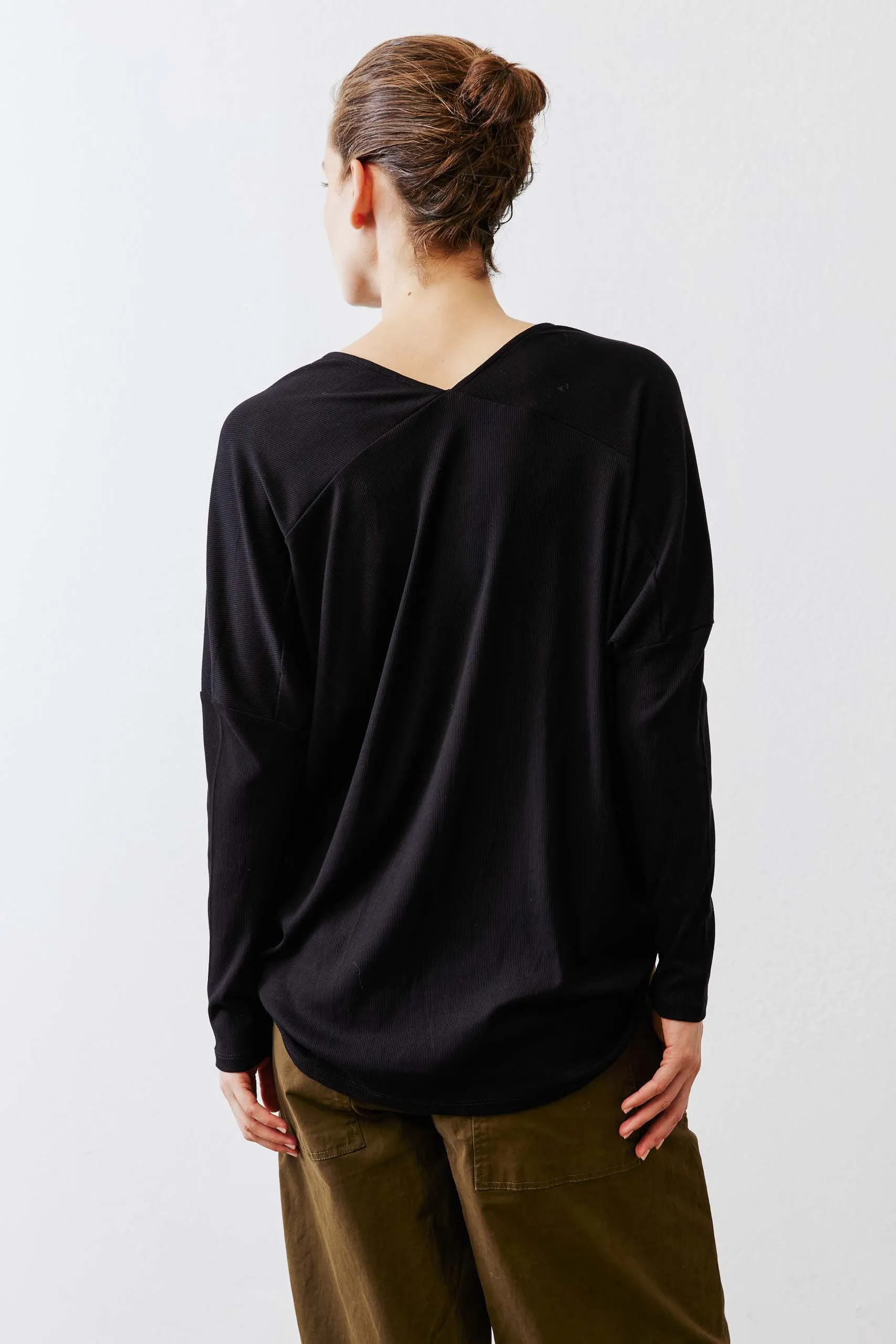 The Ribbed Dolman Long Sleeve Top sold by Ruti product image thumbnail 5