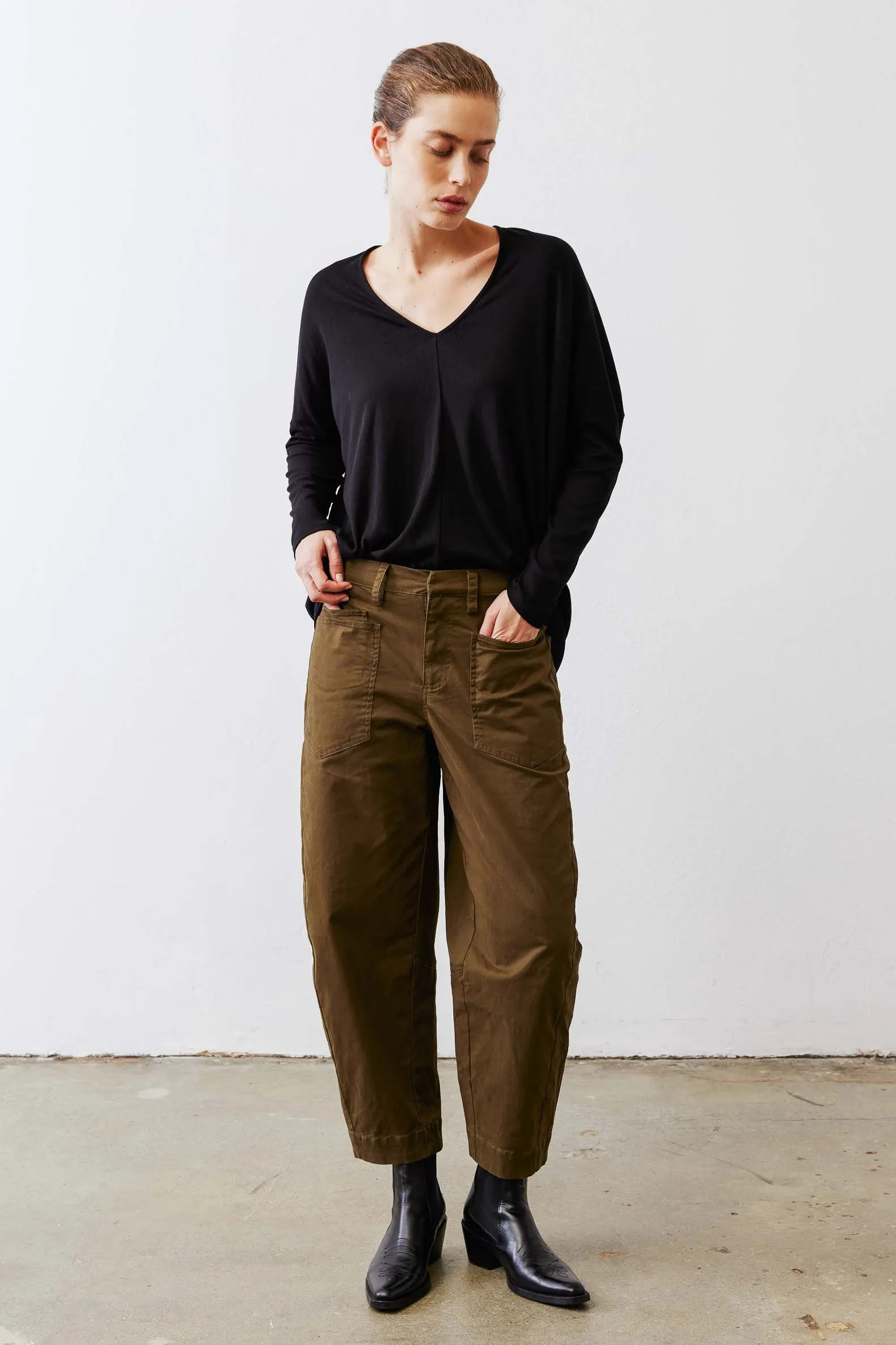 The Ribbed Dolman Long Sleeve Top sold by Ruti product image thumbnail 3