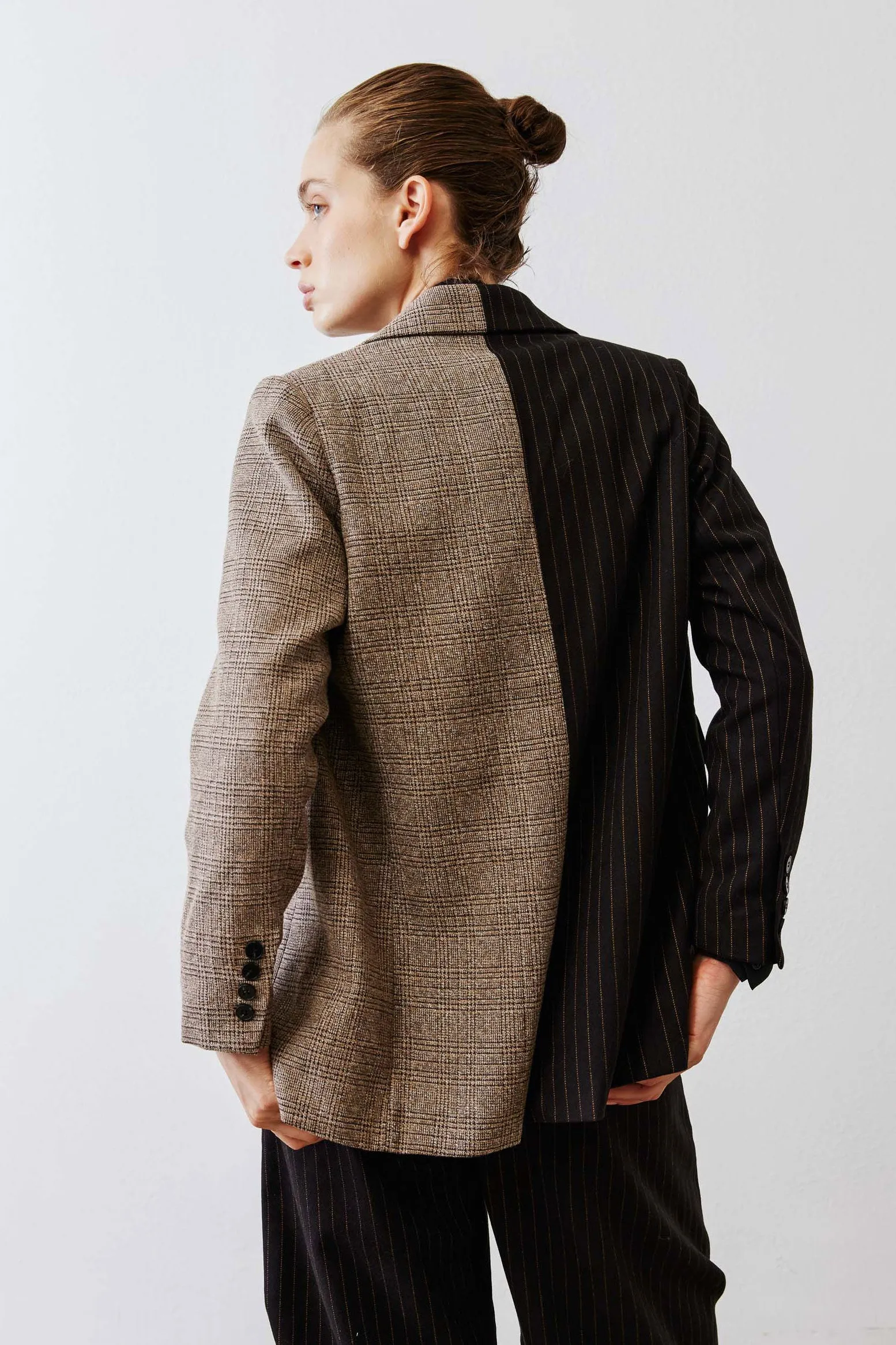The Pinstripe Remix Blazer sold by Ruti product image thumbnail 5