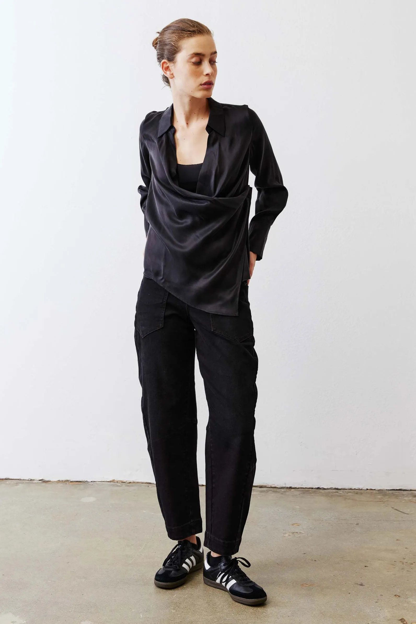 Collared Wrap Washable Silk Blouse sold by Ruti product image thumbnail 3