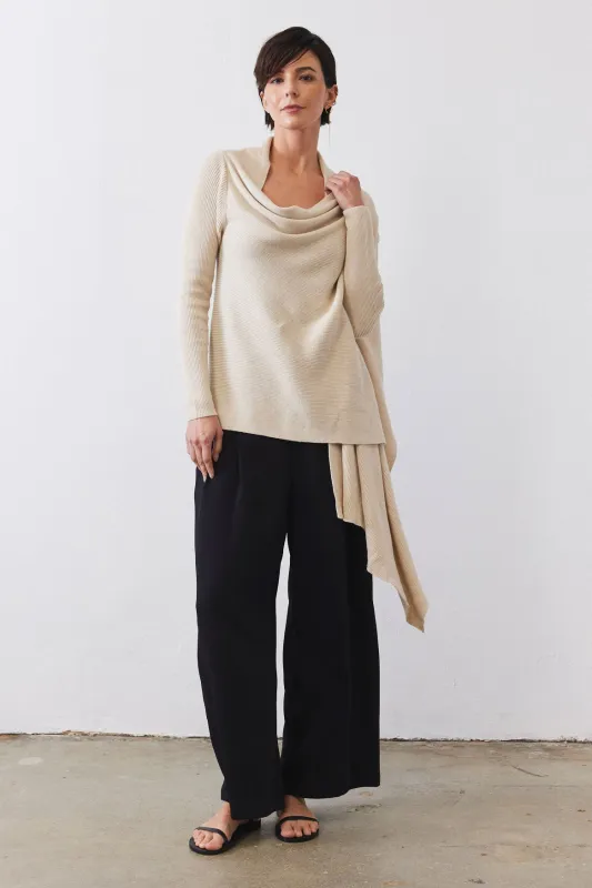 Haven Wrap Ribbed Knit Cardigan sold by Ruti