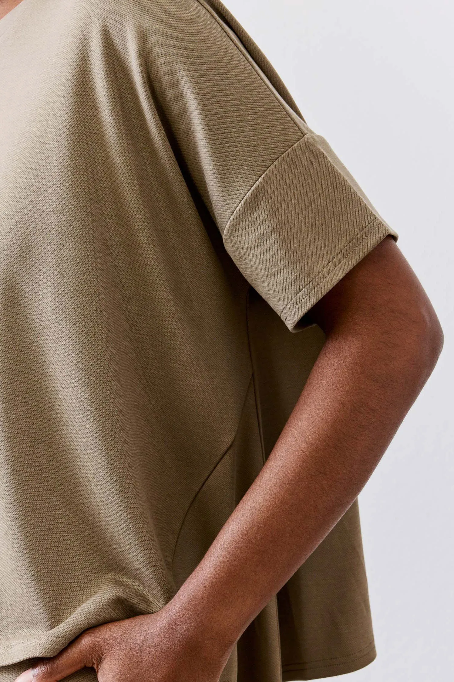 Ribbed Oversized Tee With Back Details sold by Ruti product image thumbnail 4