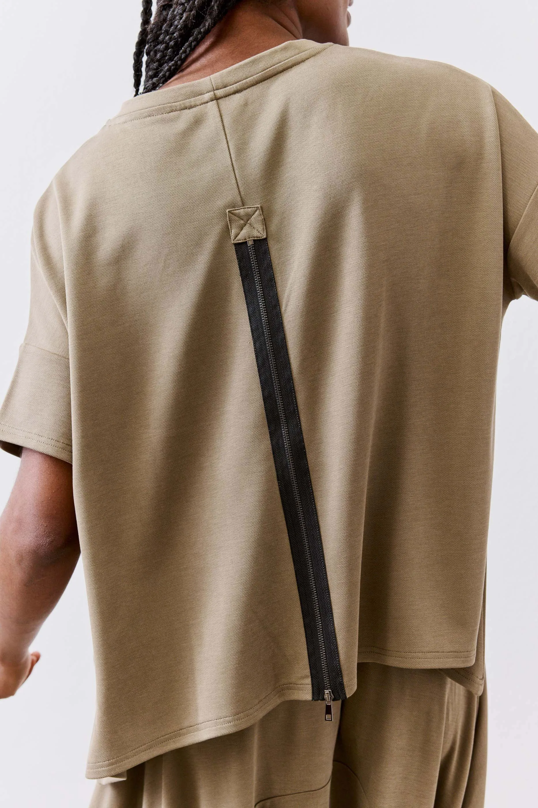 Ribbed Oversized Tee With Back Details sold by Ruti product image thumbnail 2