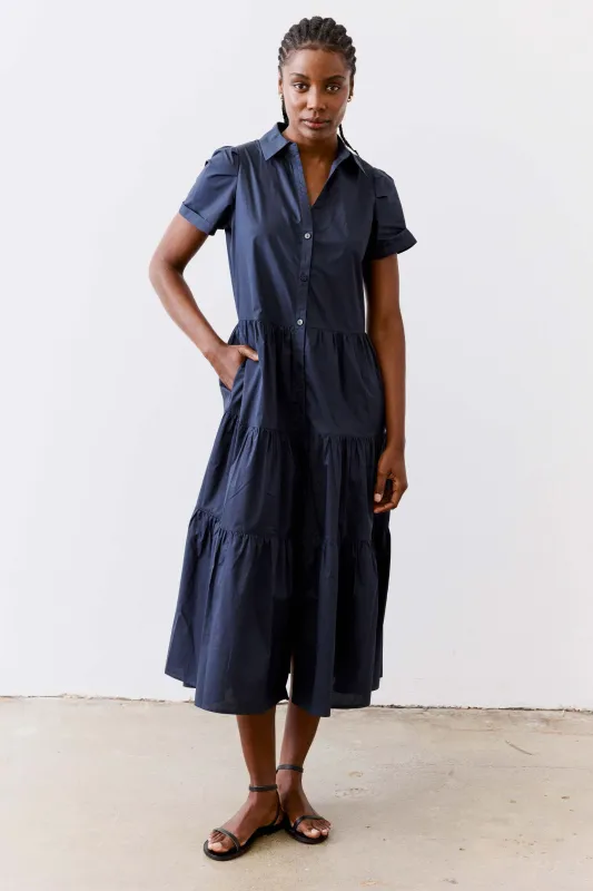 Breaking Free Long Poplin Dress sold by Ruti