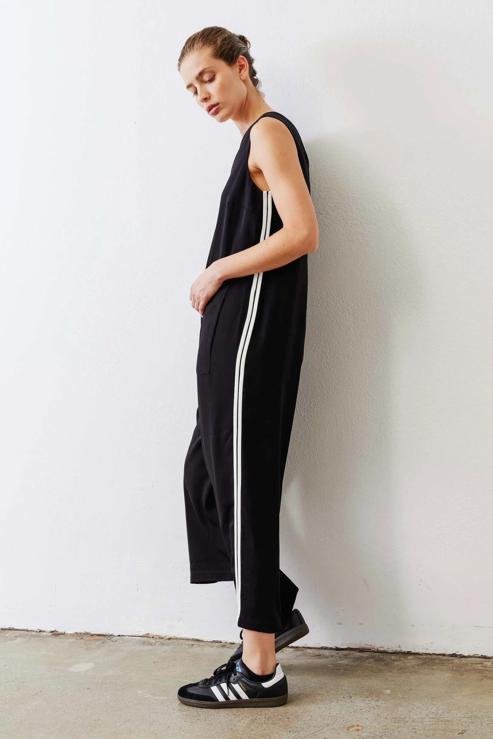 The Relaxed Wide Leg Jumpsuit sold by Ruti