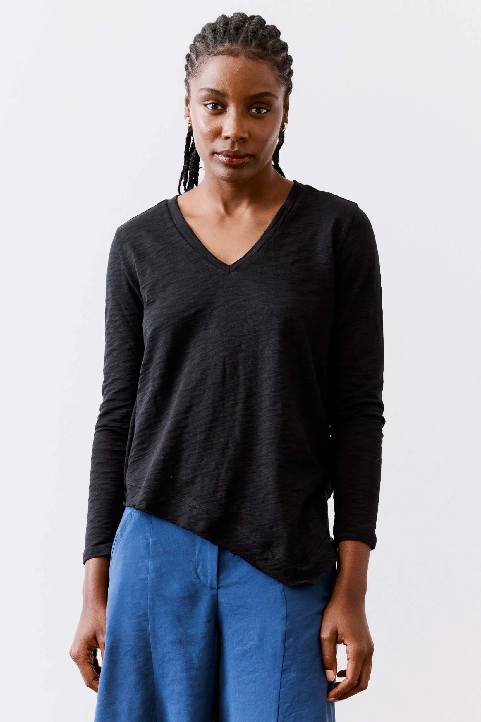 New Angle V-Neck Long Sleeve Top sold by Ruti product image thumbnail 3