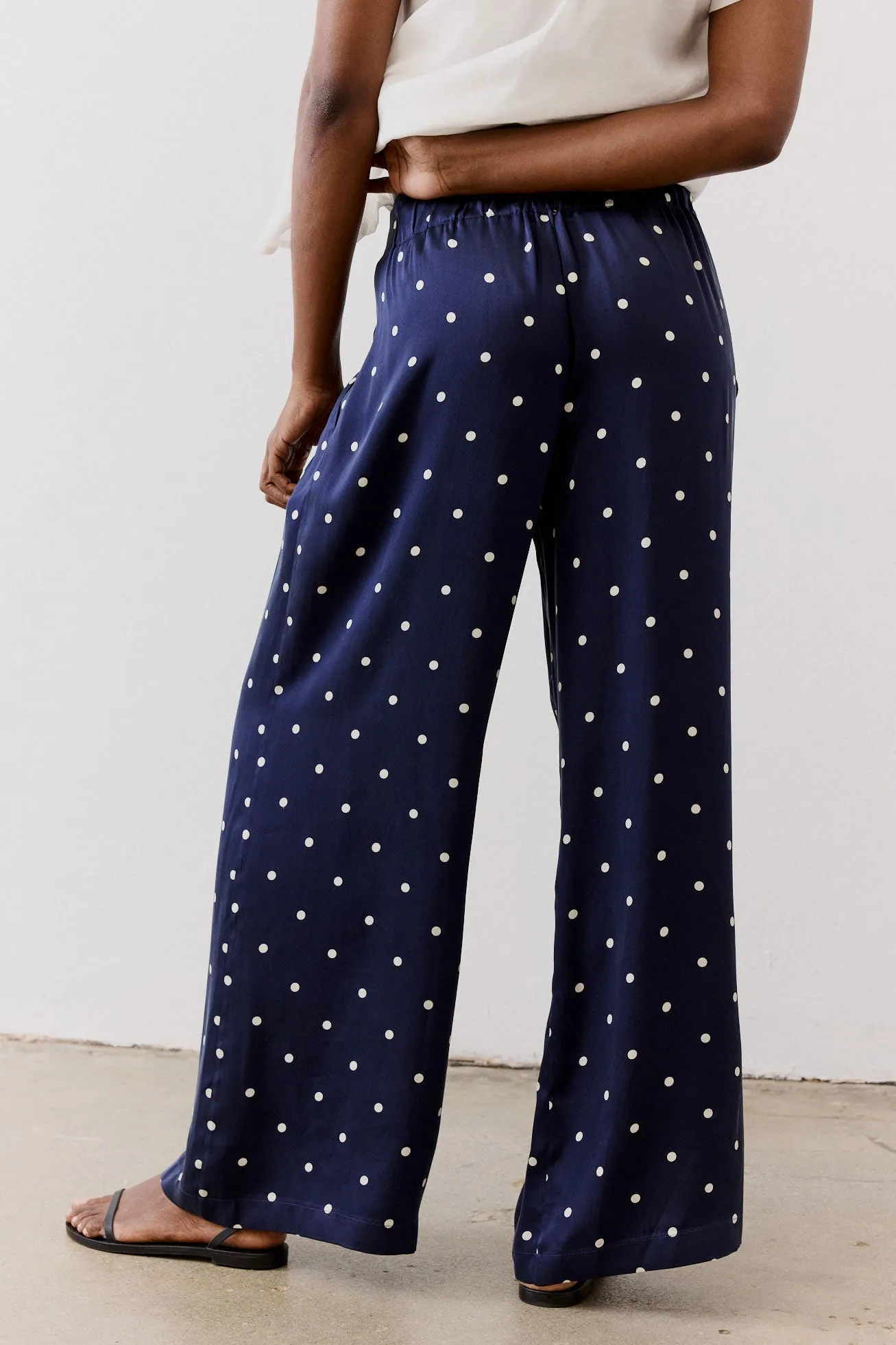 Easy Washable Silk Wide Leg Trousers sold by Ruti product image thumbnail 3