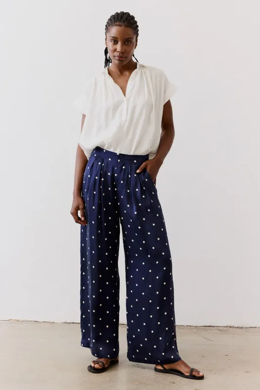 Easy Washable Silk Wide Leg Trousers sold by Ruti