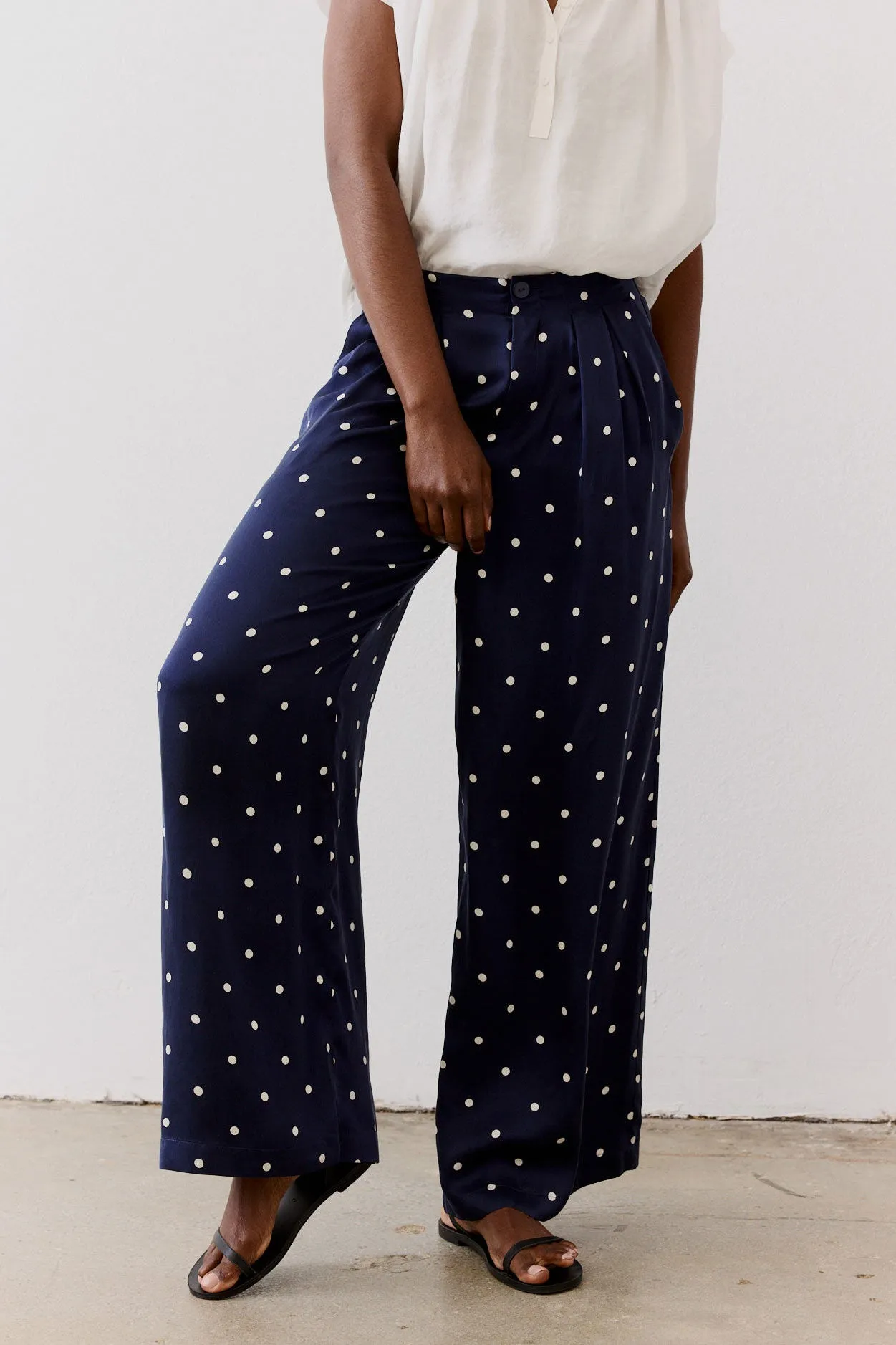 Easy Washable Silk Wide Leg Trousers sold by Ruti product image thumbnail 2