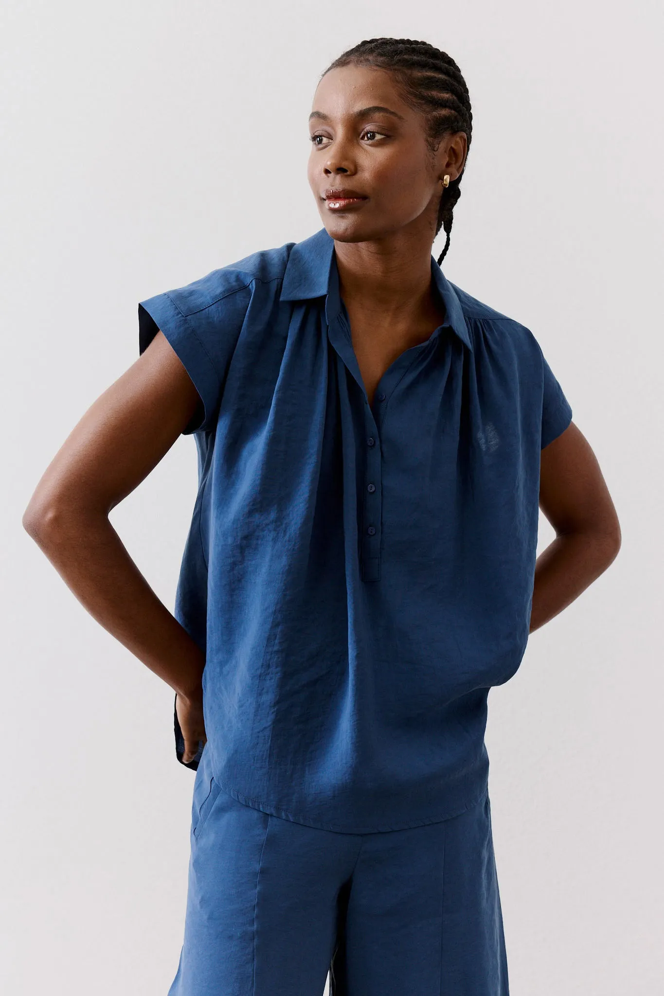 The Nonchalant Oversized Voile Blouse sold by Ruti product image thumbnail 3