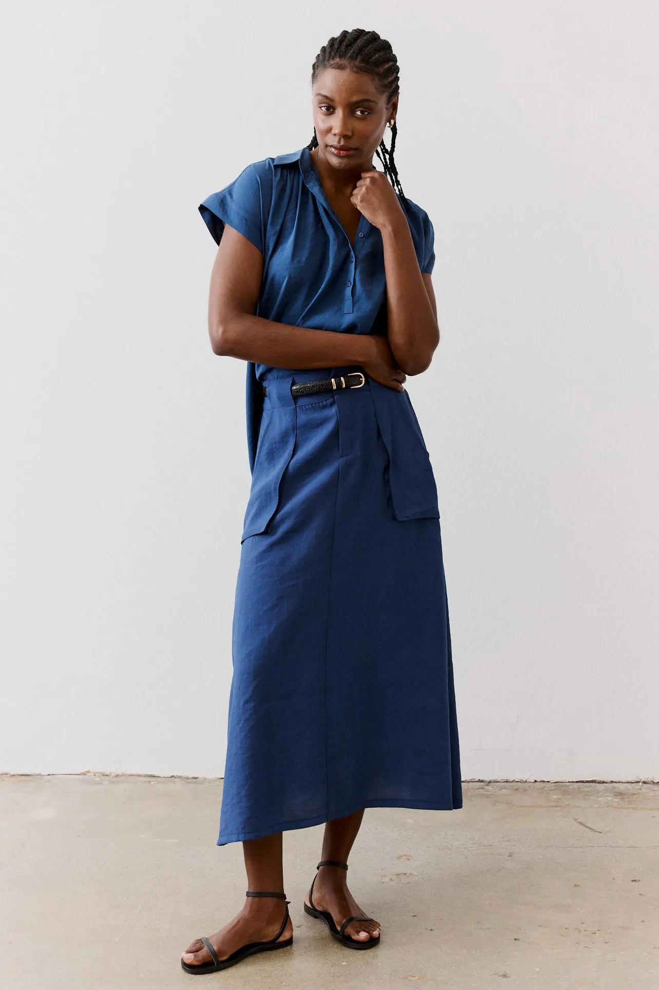 Light Poplin Utility Skirt sold by Ruti product image thumbnail 2