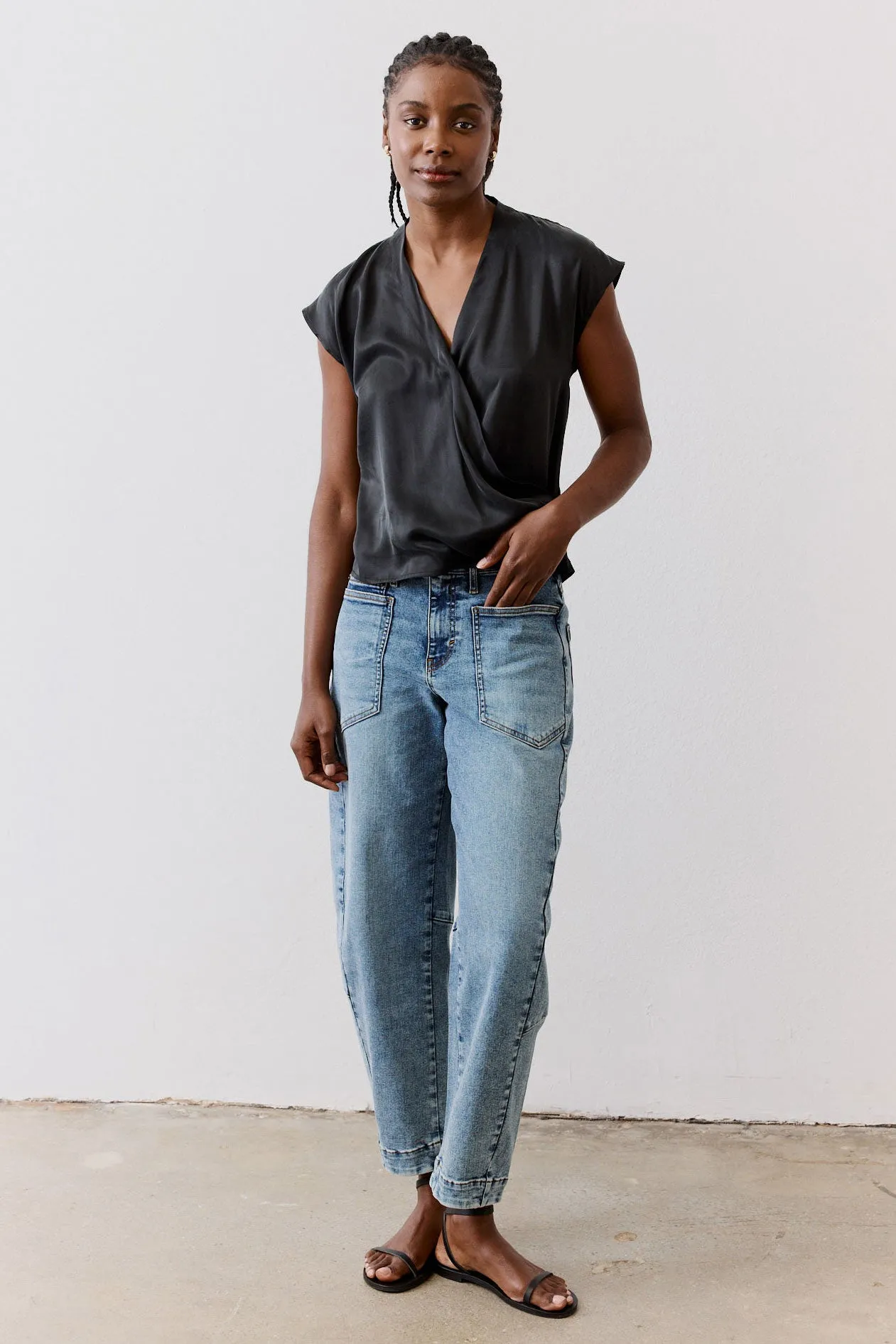 The Wrap Washable Silk Top sold by Ruti product image thumbnail 5