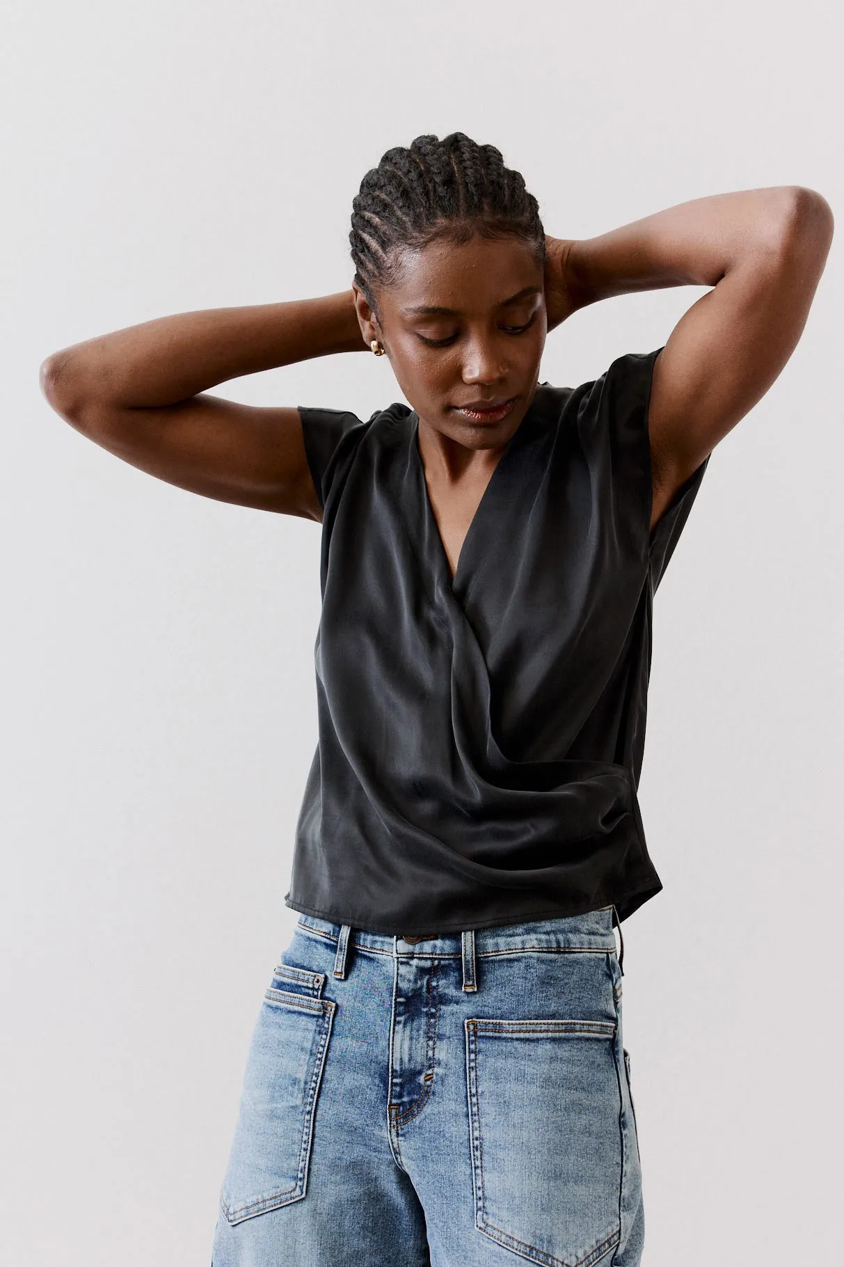 The Wrap Washable Silk Top sold by Ruti product image thumbnail 3