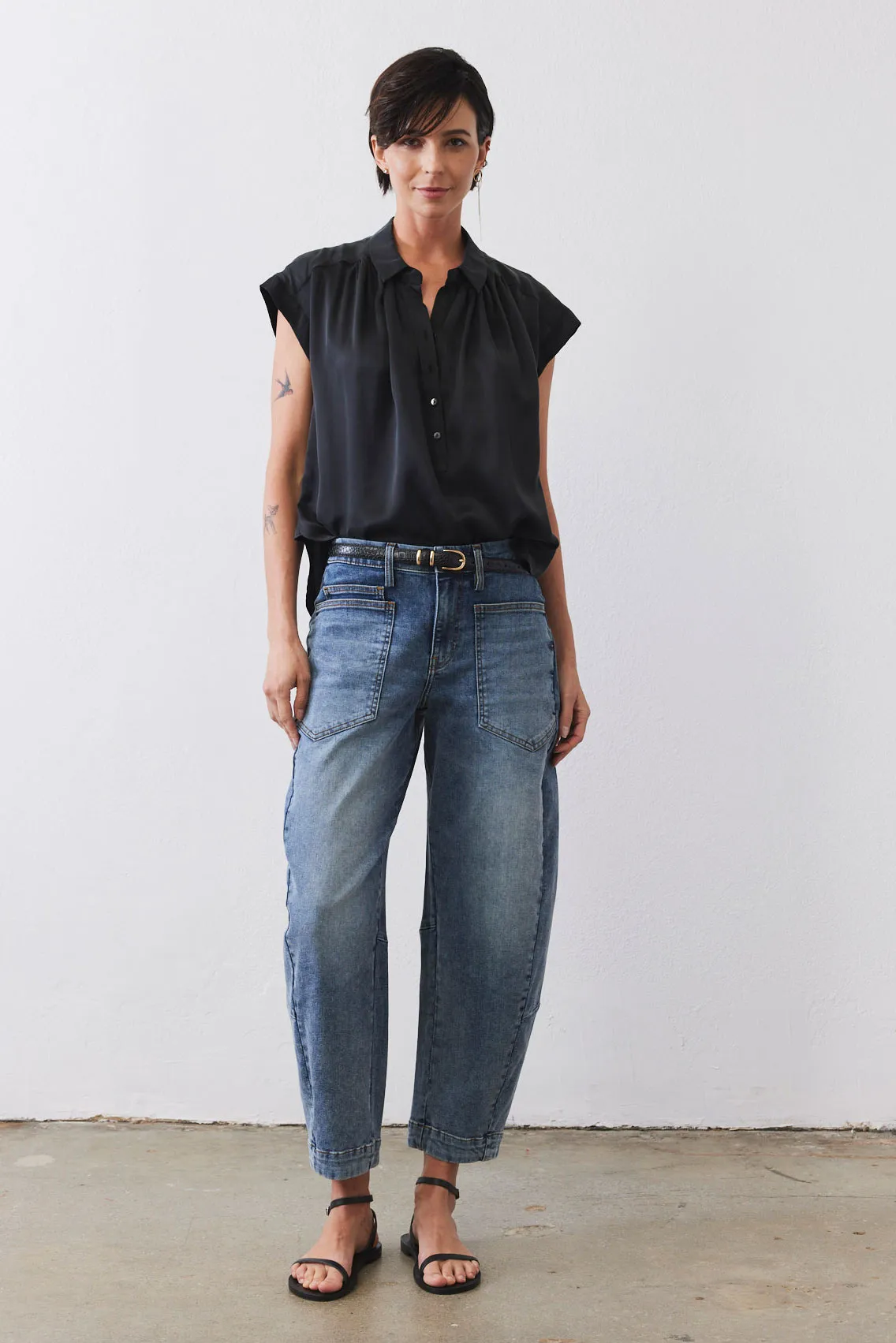 The Nonchalant Oversized Silk Blouse sold by Ruti product image thumbnail 2