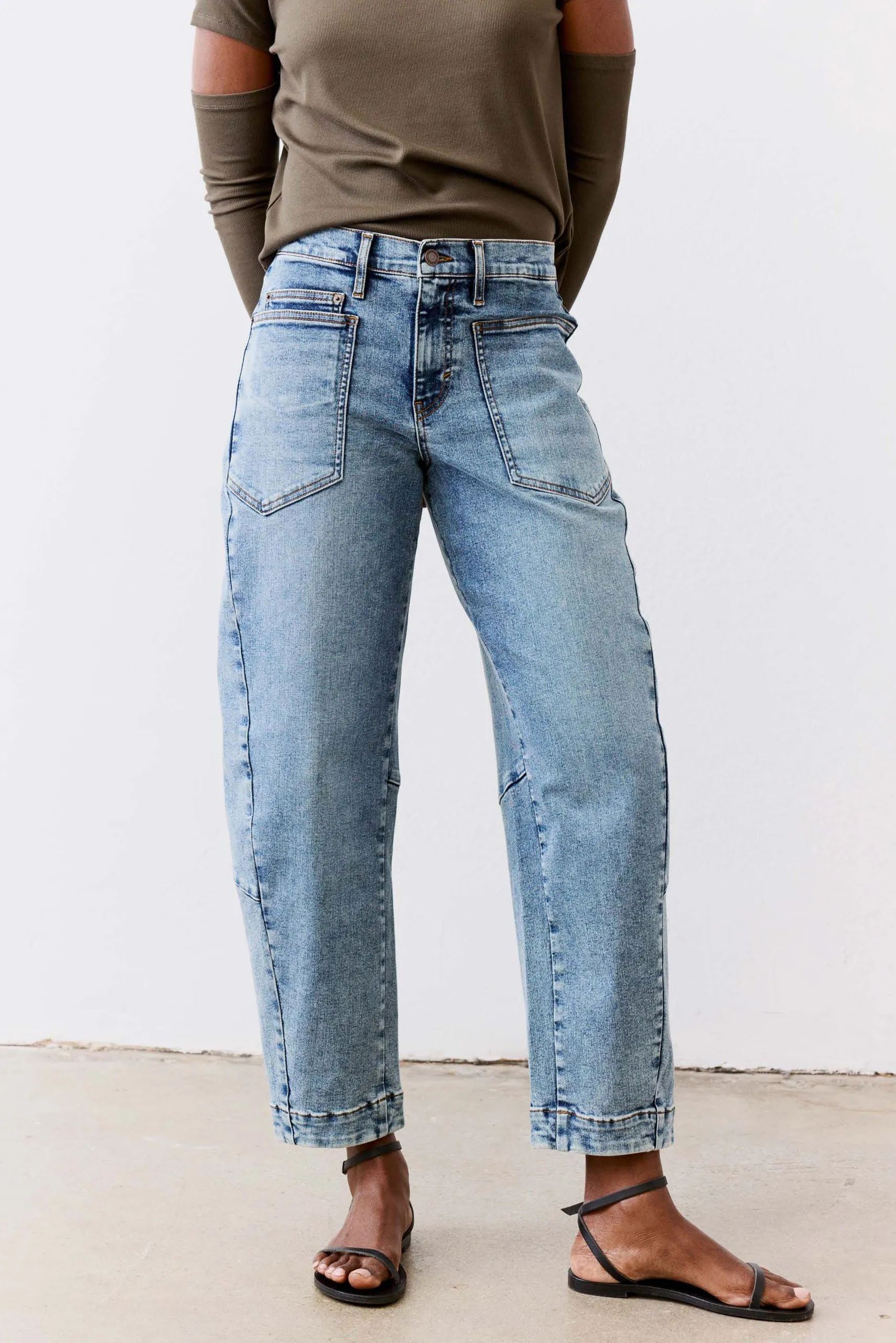 The Petite Slouchy Jeans 2.0 sold by Ruti
