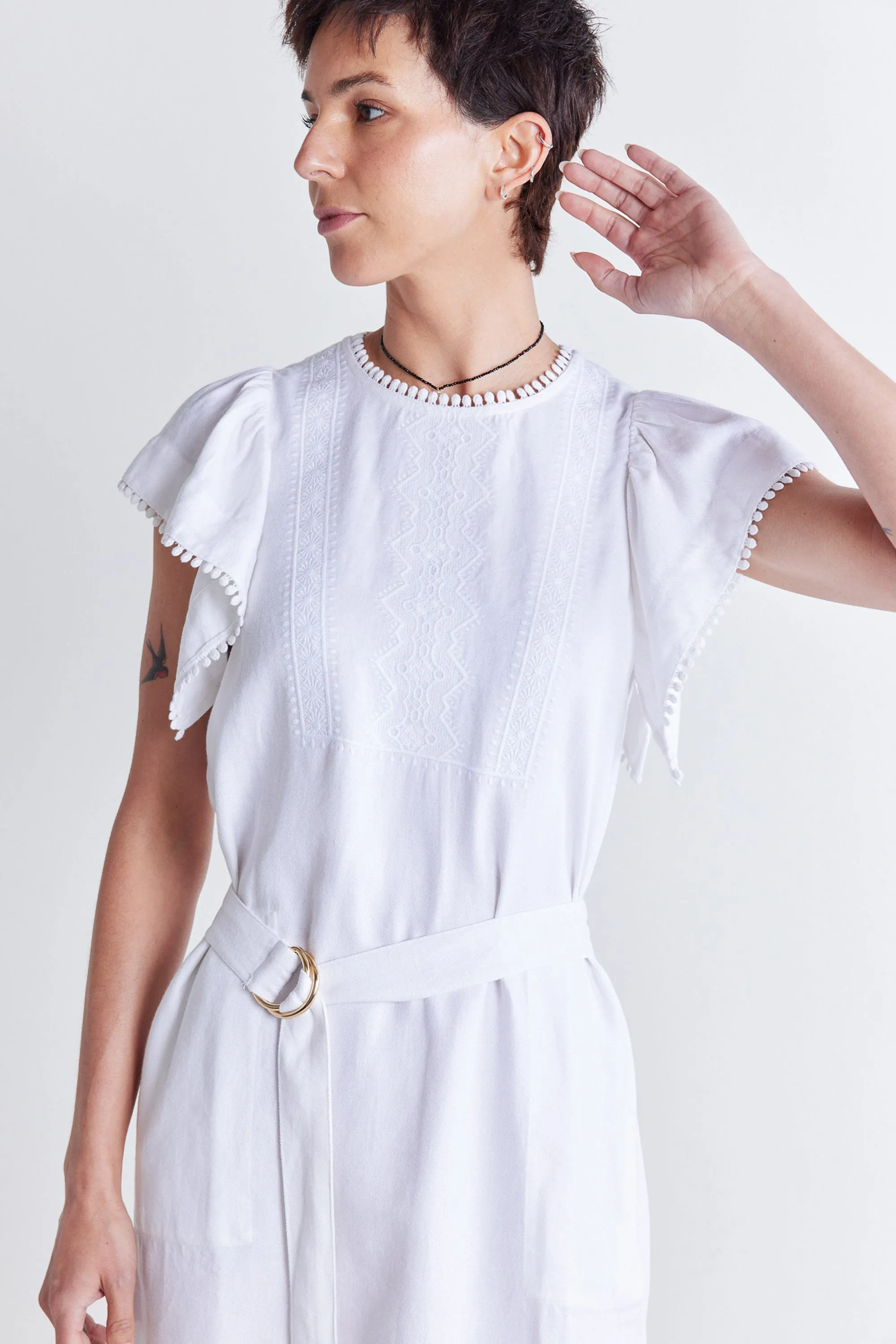 Embroidered Crete Short Dress sold by Ruti product image thumbnail 5