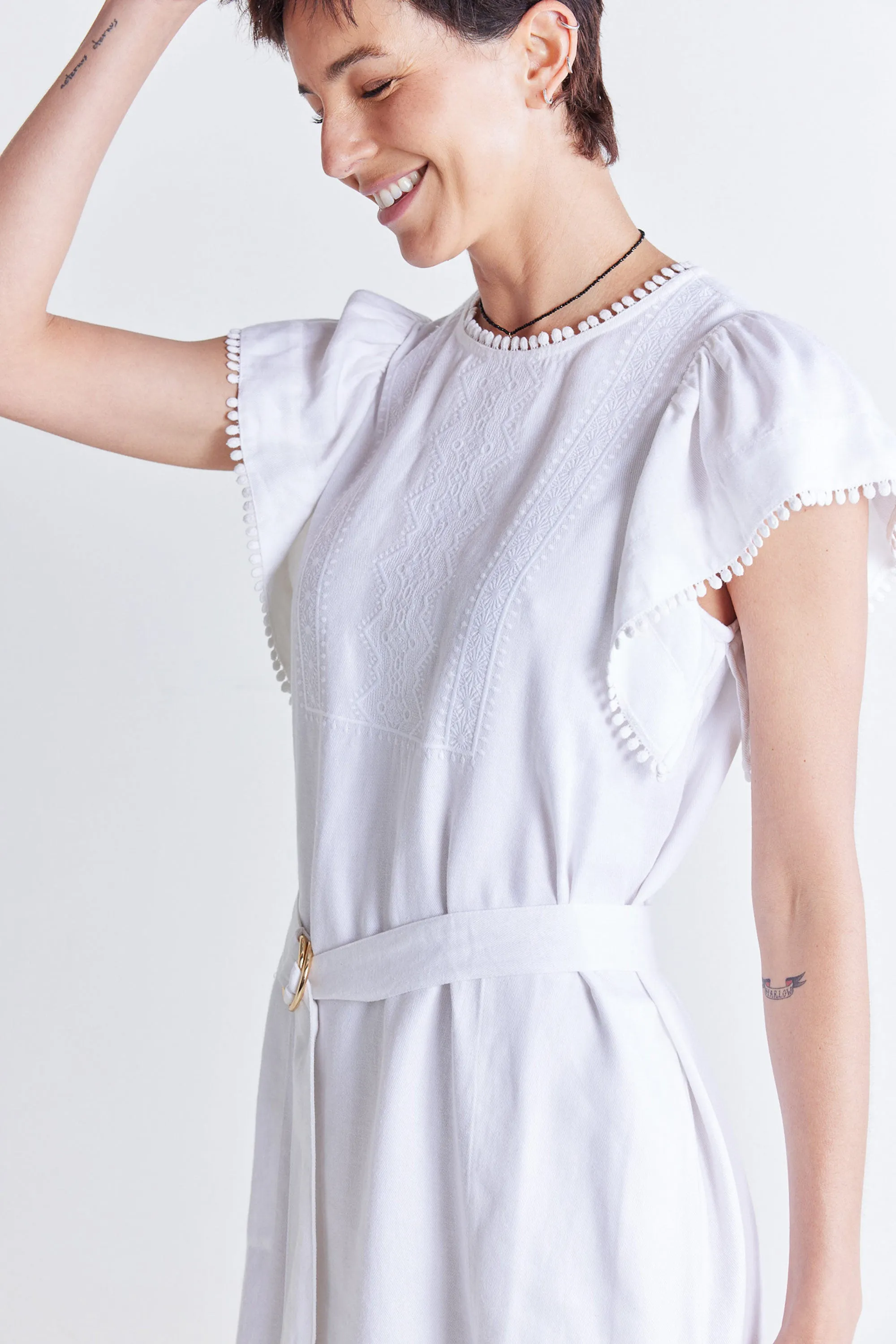 Embroidered Crete Short Dress sold by Ruti product image thumbnail 2