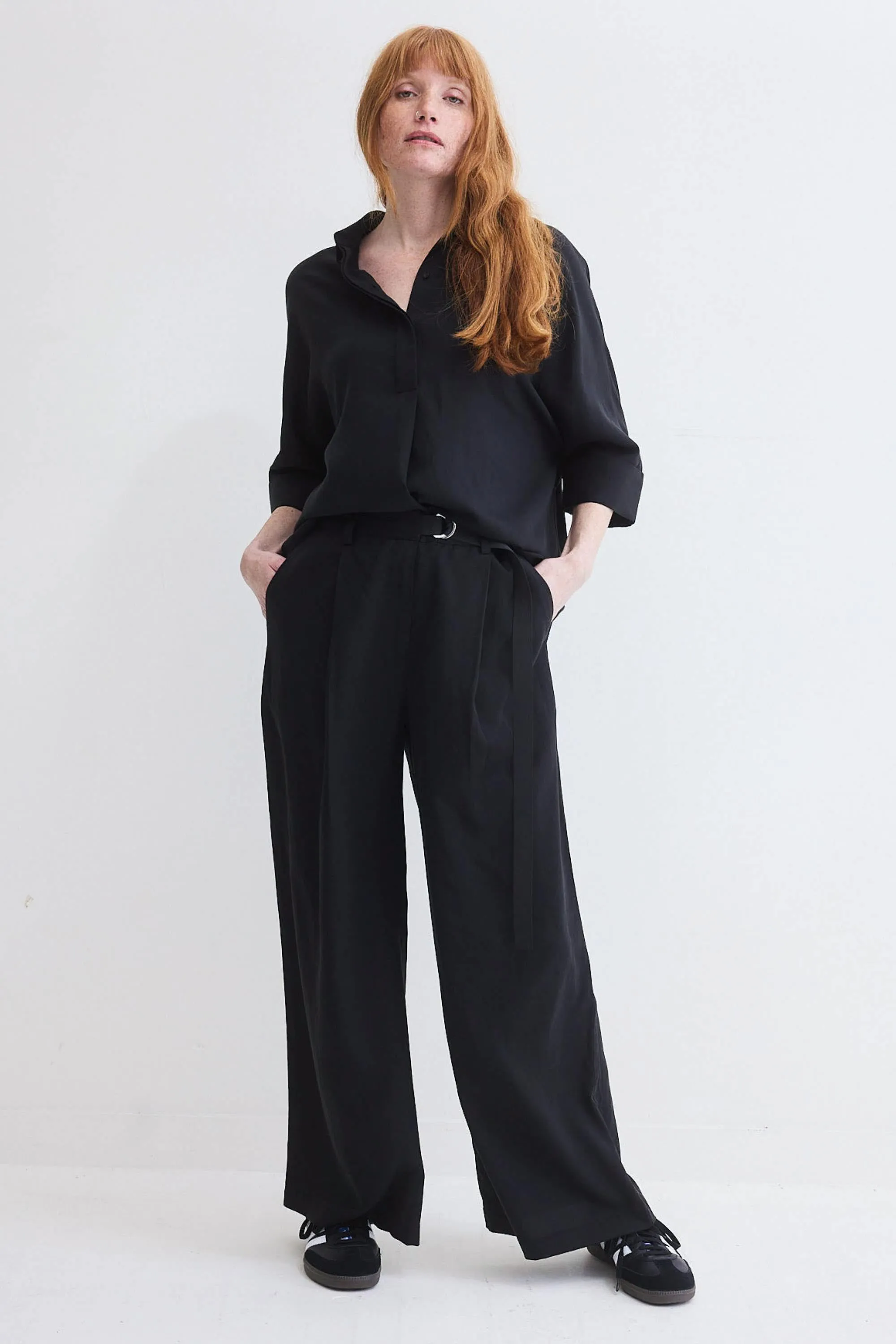 The Editor Linen Blend Wide Leg Trousers sold by Ruti product image thumbnail 3
