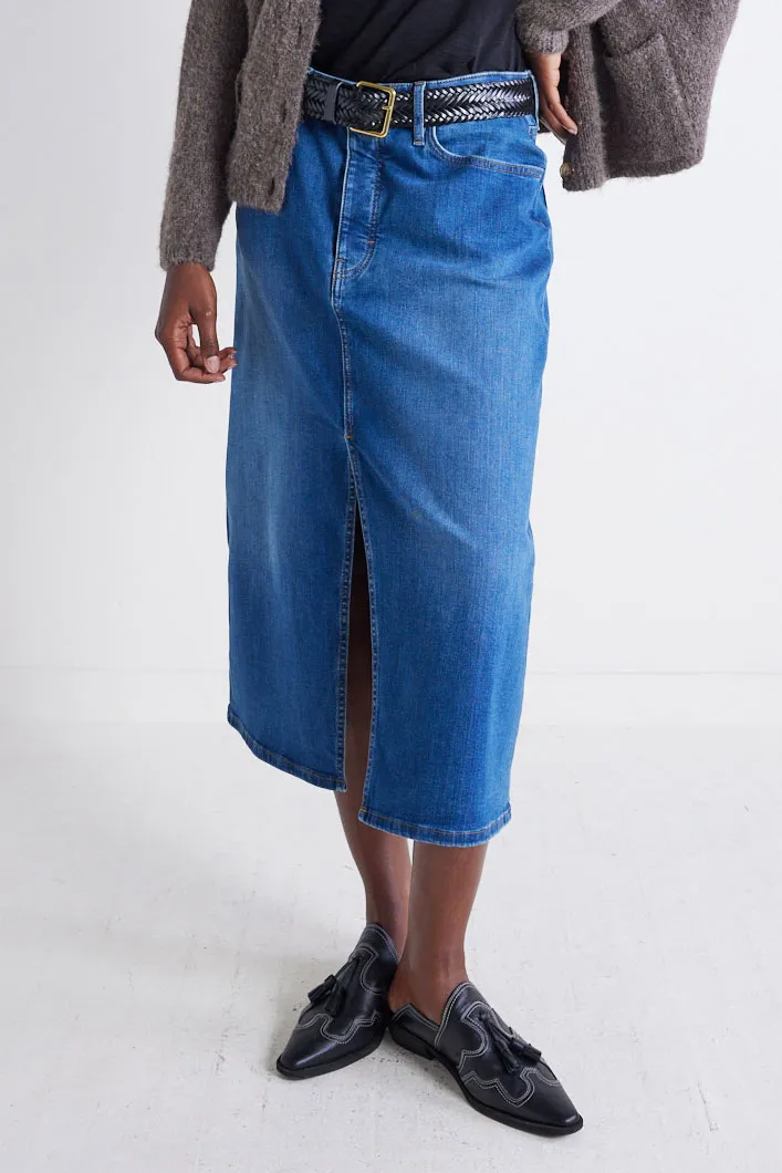The 90's Denim Midi Skirt sold by Ruti product image thumbnail 2