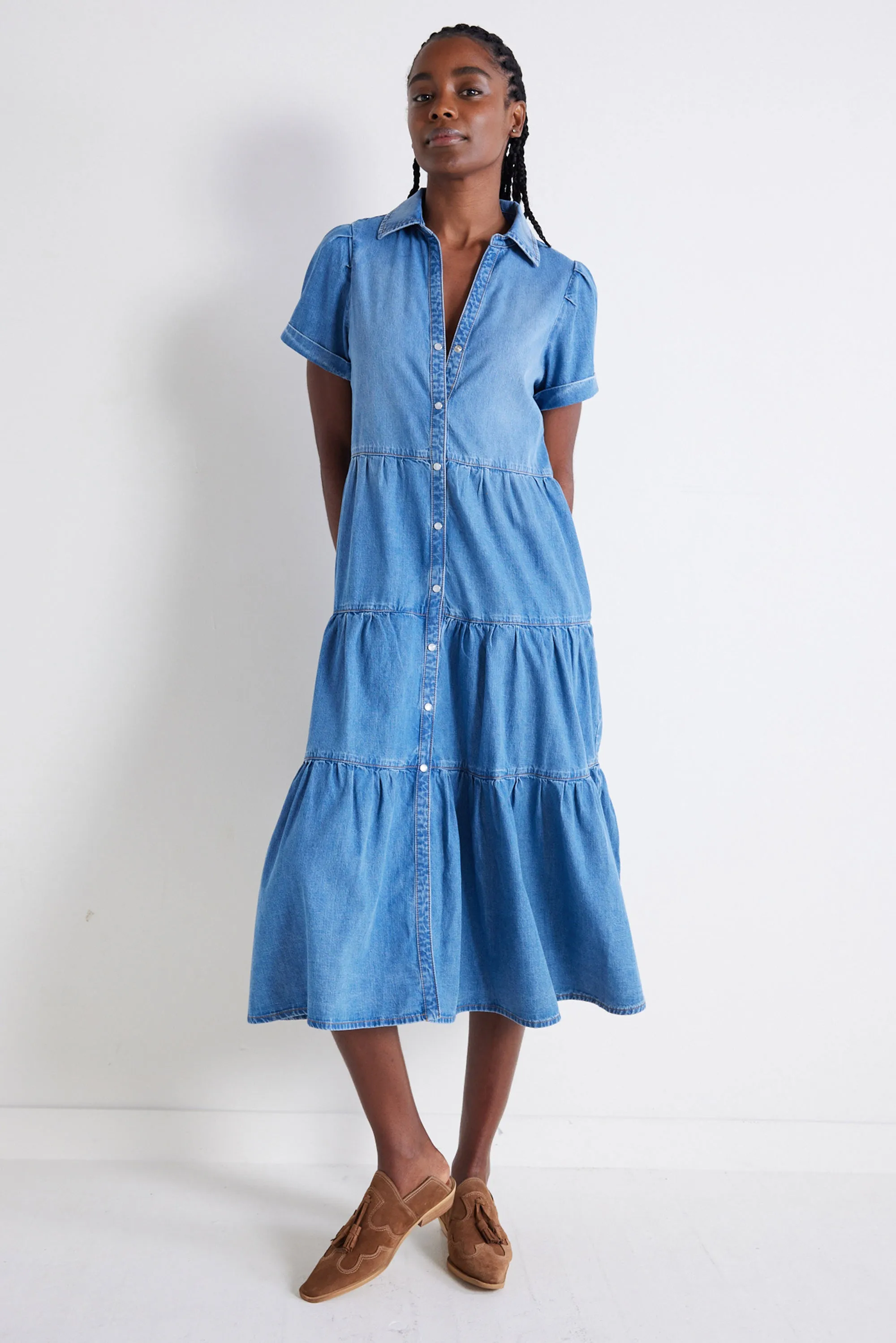 Breaking Free Long Denim Dress sold by Ruti product image thumbnail 4