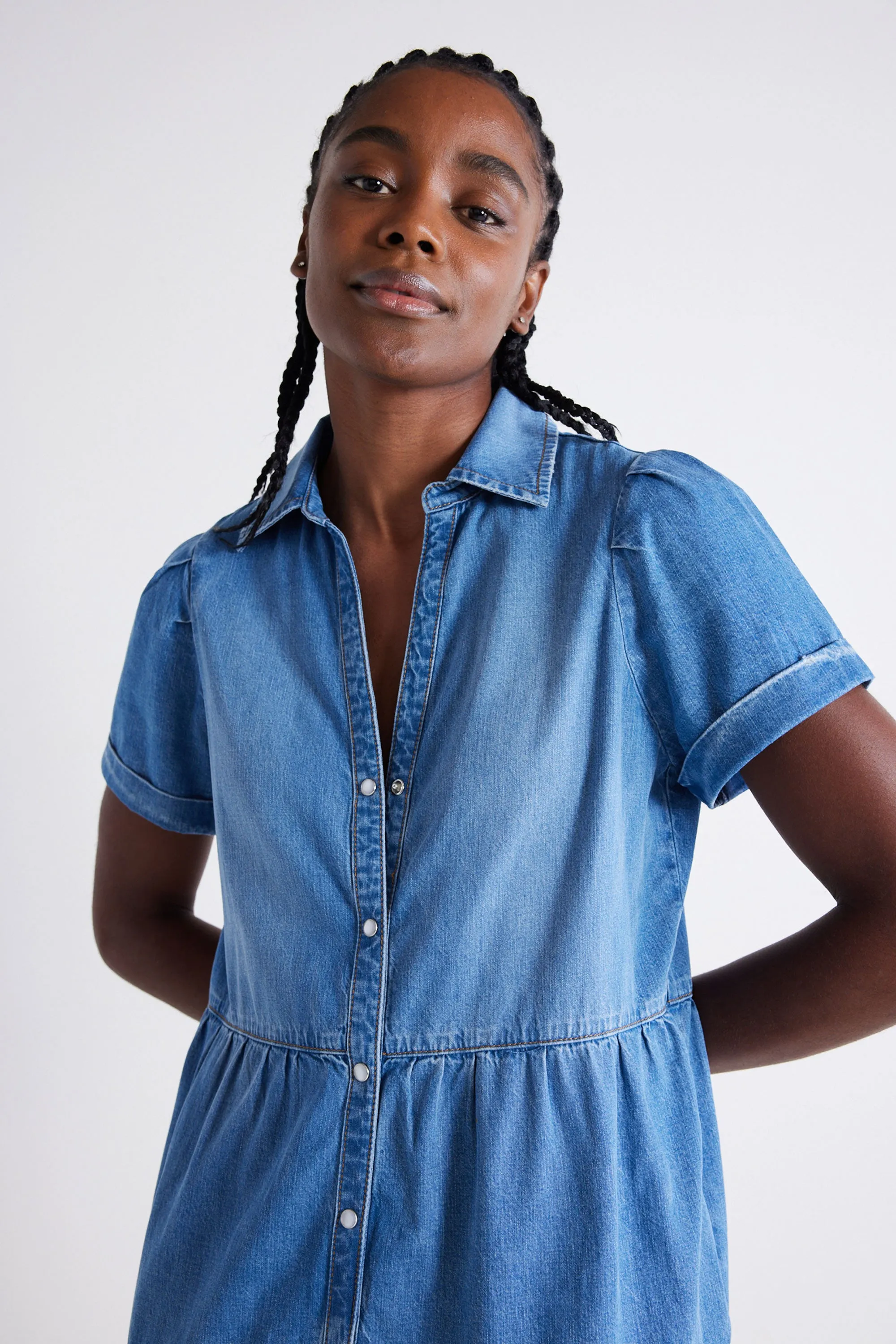 Breaking Free Long Denim Dress sold by Ruti product image thumbnail 5