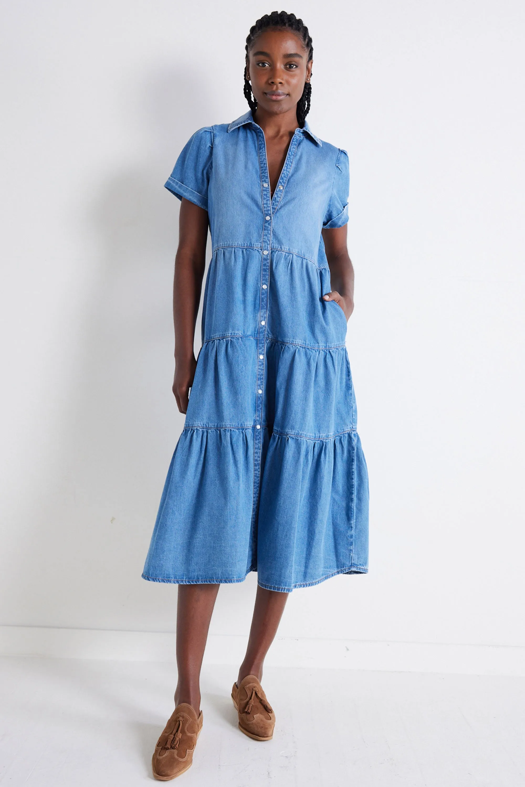 Breaking Free Long Denim Dress sold by Ruti product image thumbnail 3