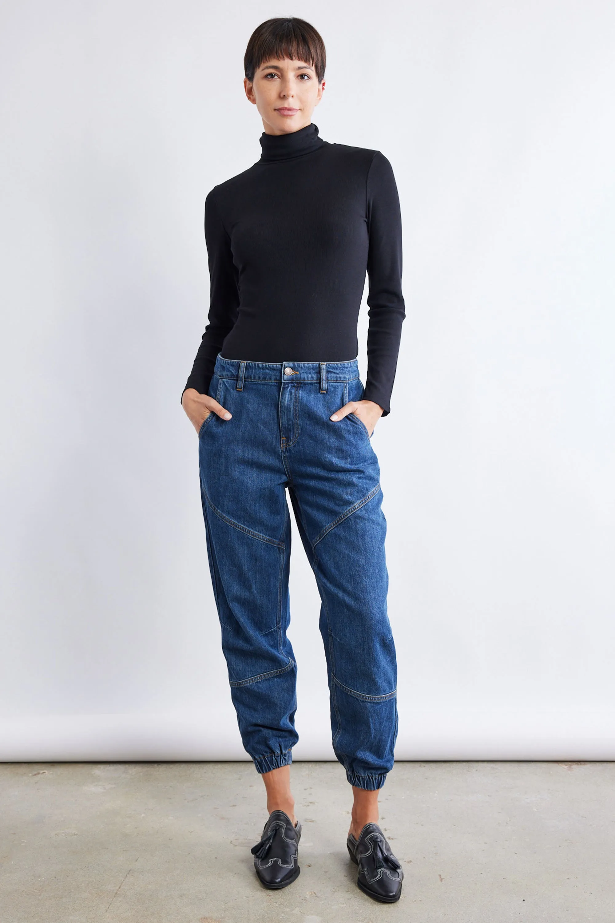 Relaxed Light Denim Joggers sold by Ruti product image thumbnail 3