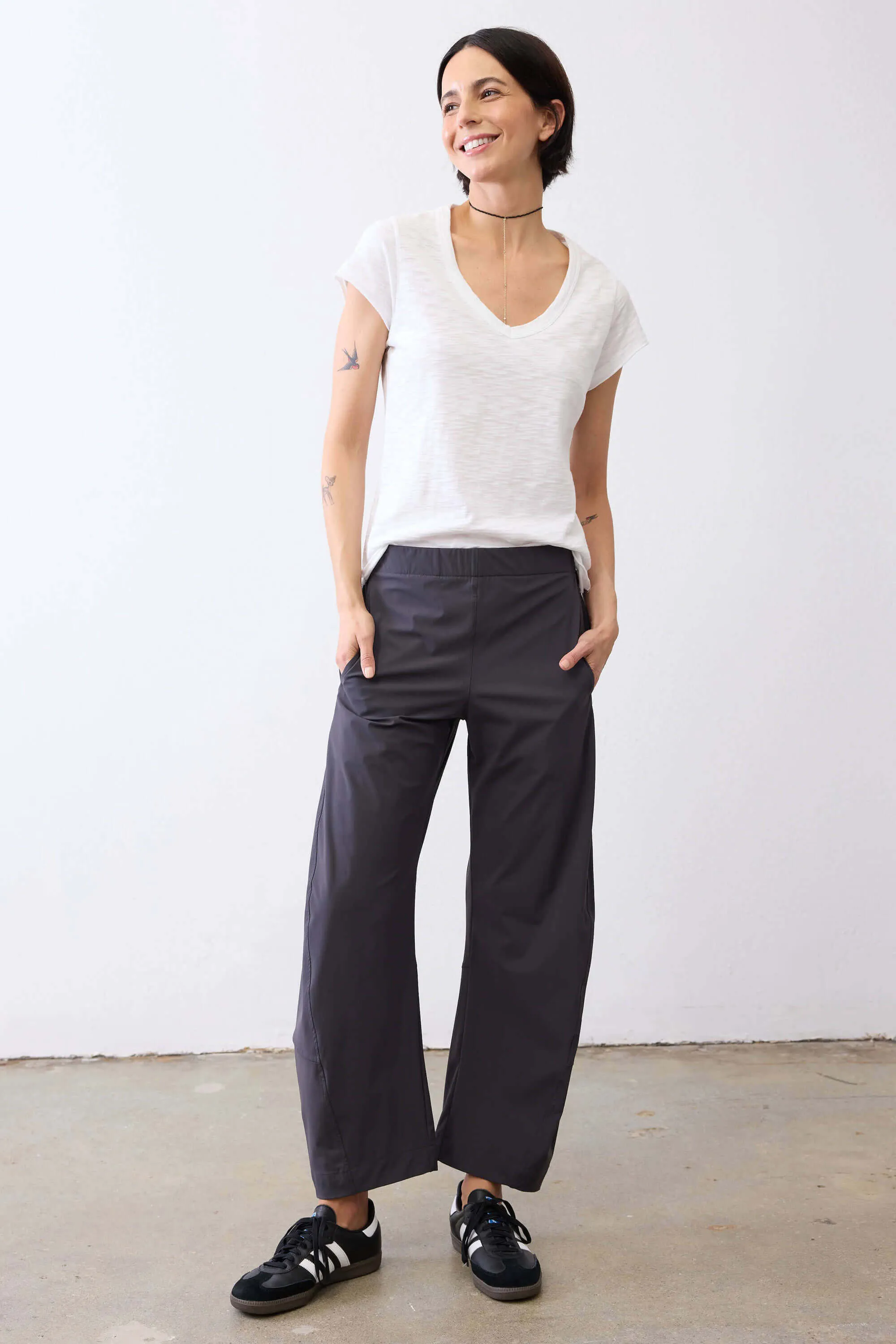 The Petite On The Loose Work Pants sold by Ruti