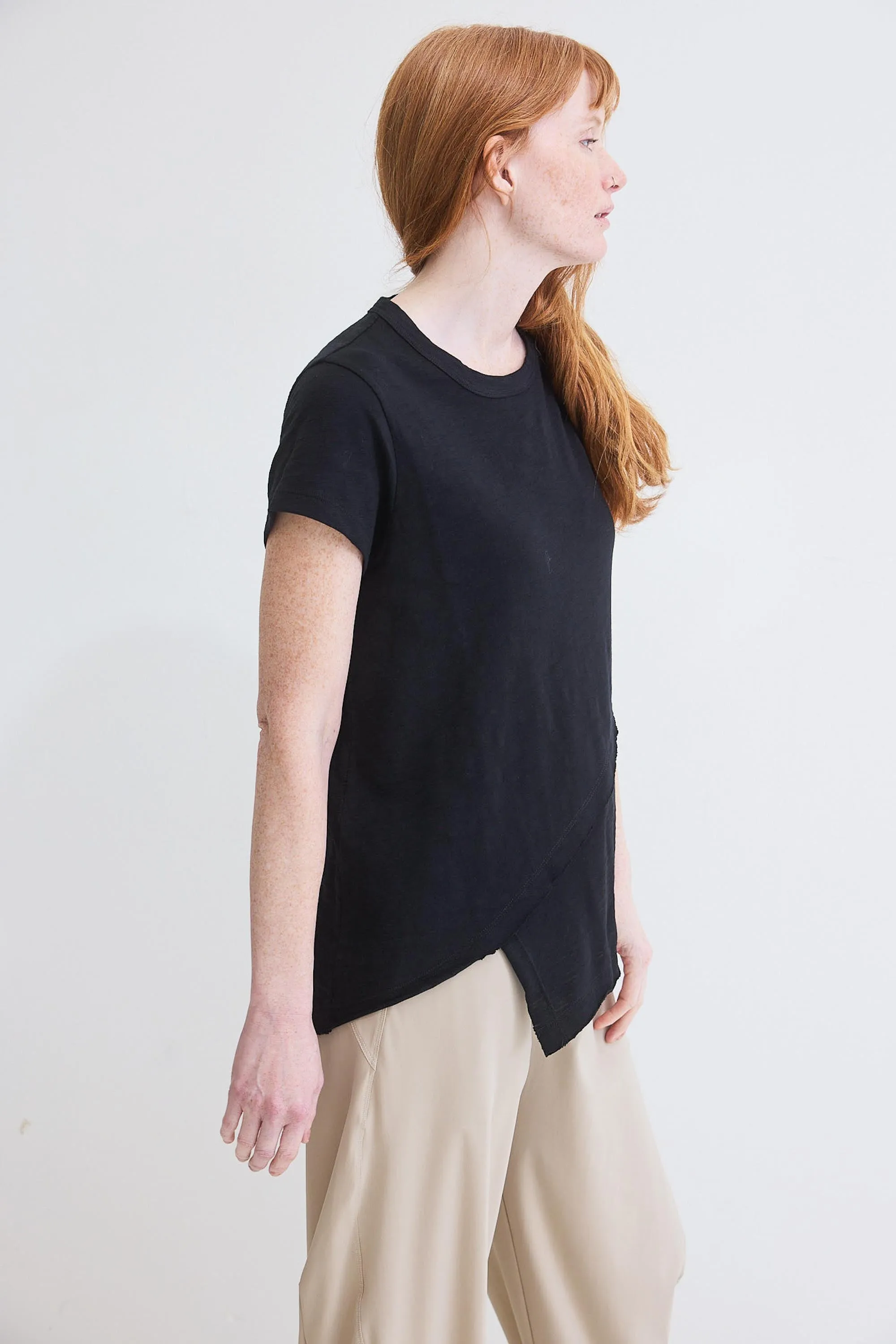 Inner Glow Asymmetric Short Sleeve Top sold by Ruti product image thumbnail 4
