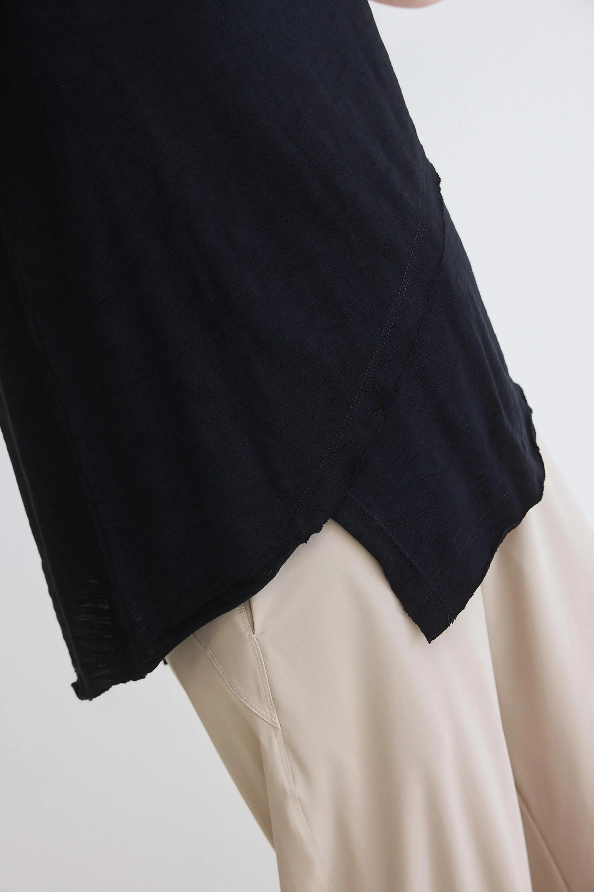 Inner Glow Asymmetric Short Sleeve Top sold by Ruti product image thumbnail 5