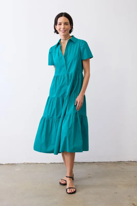 Breaking Free Long Poplin Dress sold by Ruti