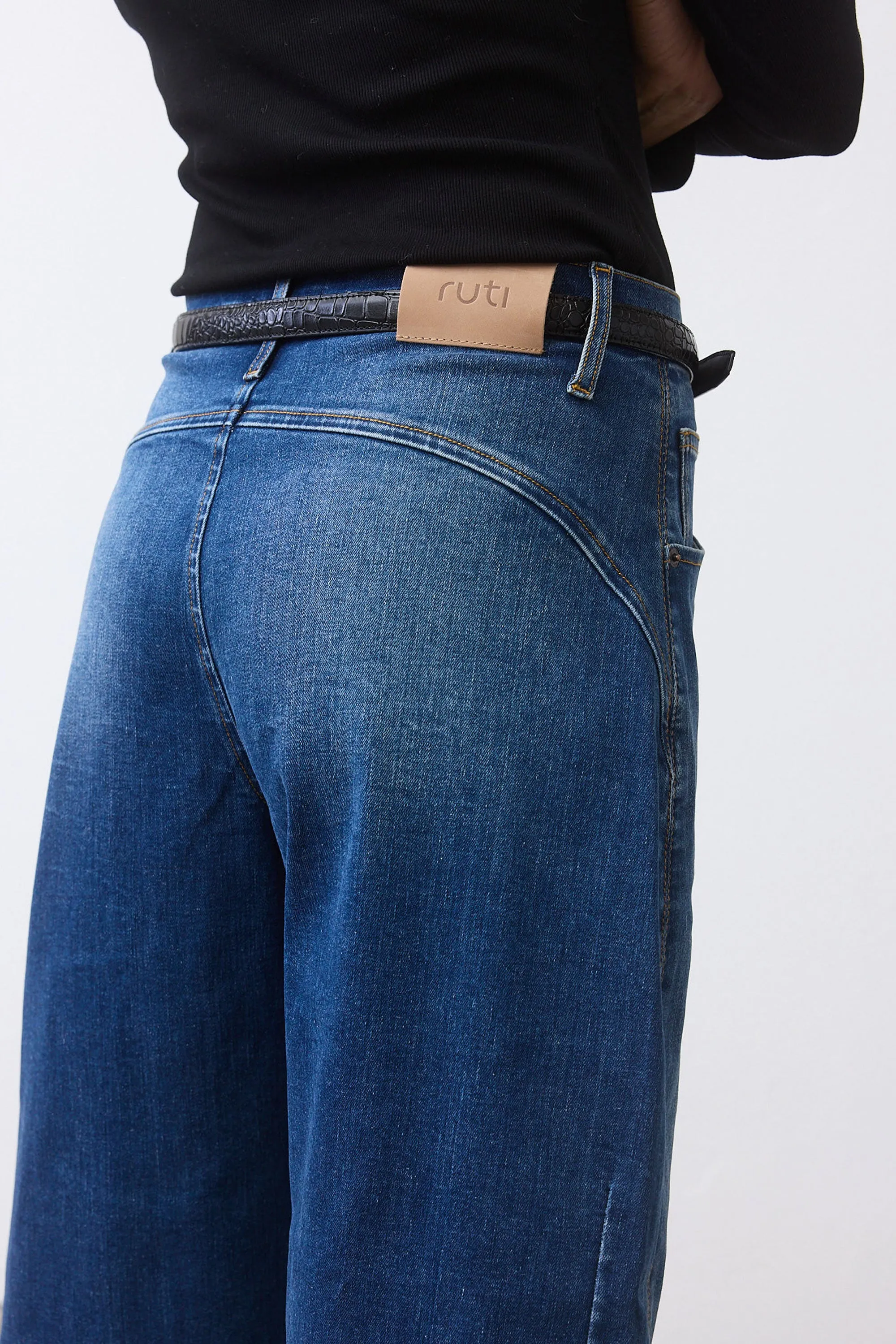The Petite Denim Wide-ish Pants sold by Ruti product image thumbnail 5