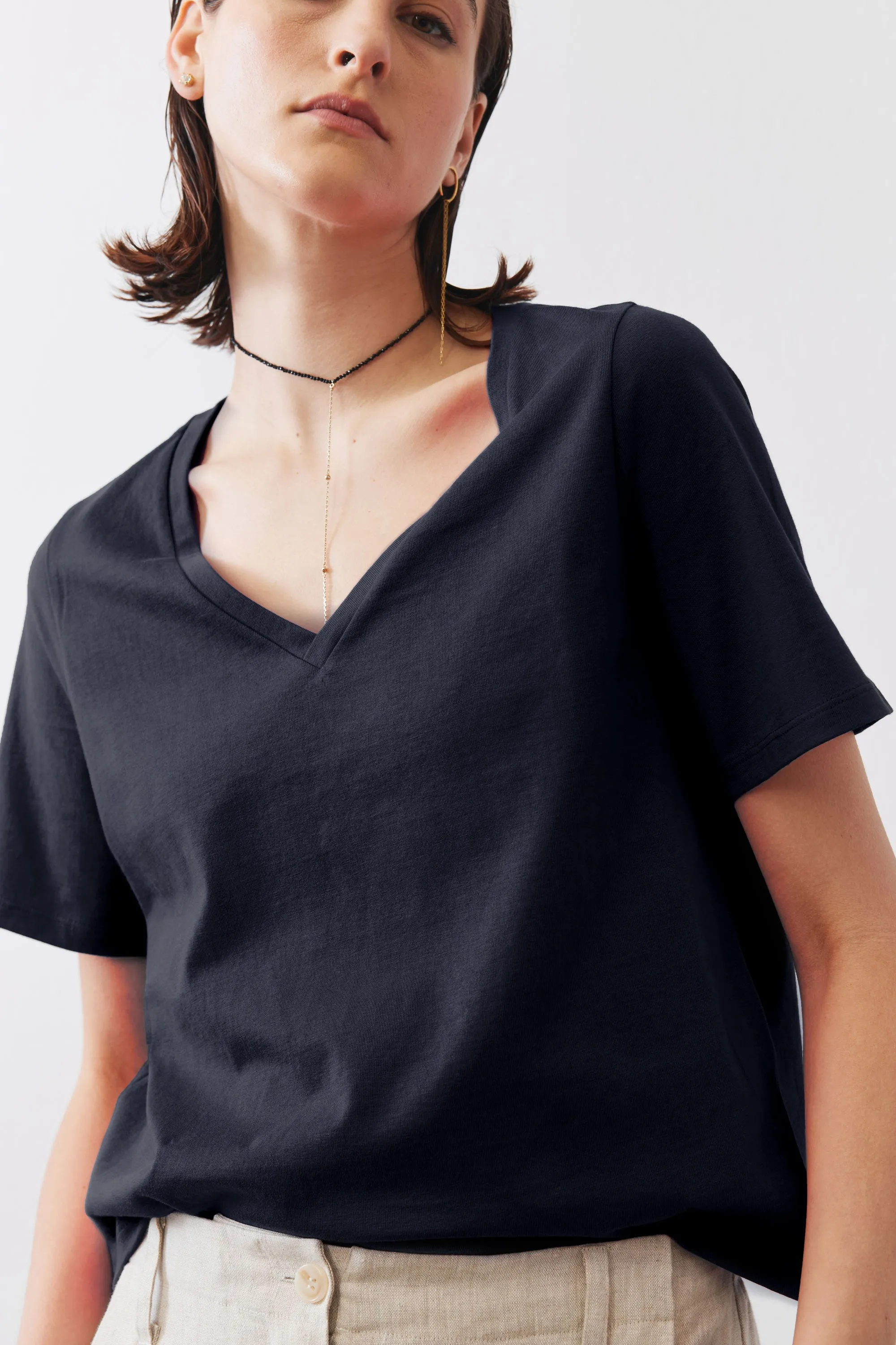 Classic Cotton V-Neck sold by Ruti product image thumbnail 3
