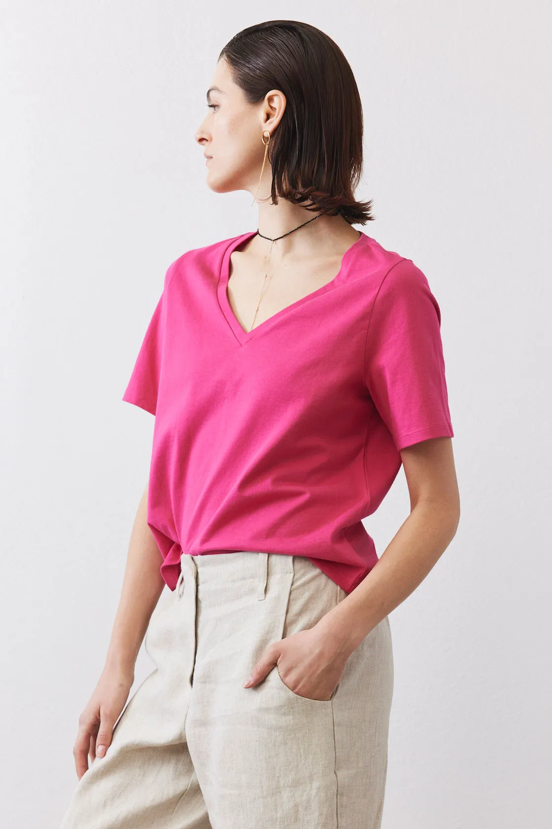 Classic Cotton V-Neck sold by Ruti product image thumbnail 5
