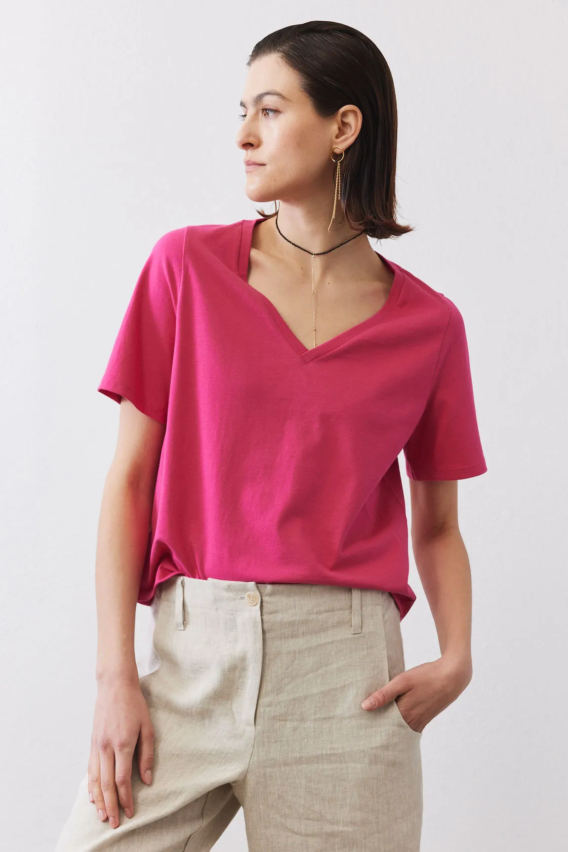 Classic Cotton V-Neck sold by Ruti product image thumbnail 2