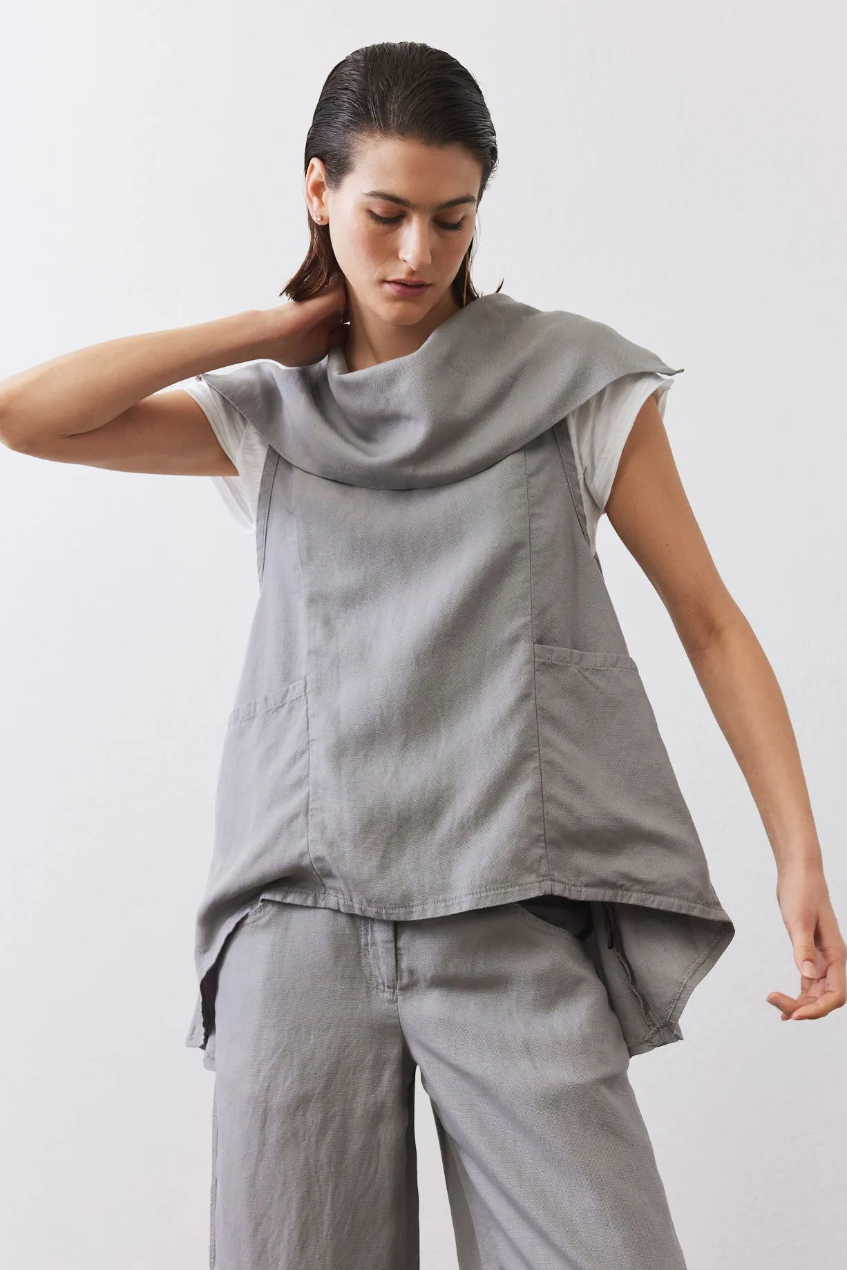 Cutting Edge Linen Blend Pocket Vest sold by Ruti product image thumbnail 5