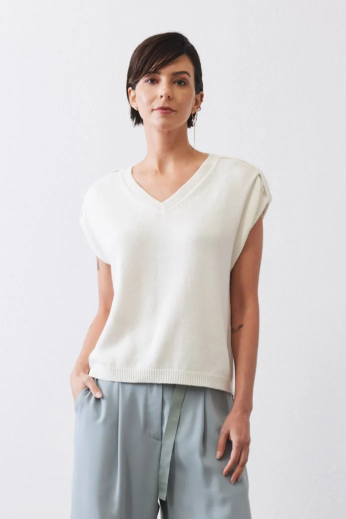 The V-Neck Knit Top sold by Ruti product image thumbnail 5