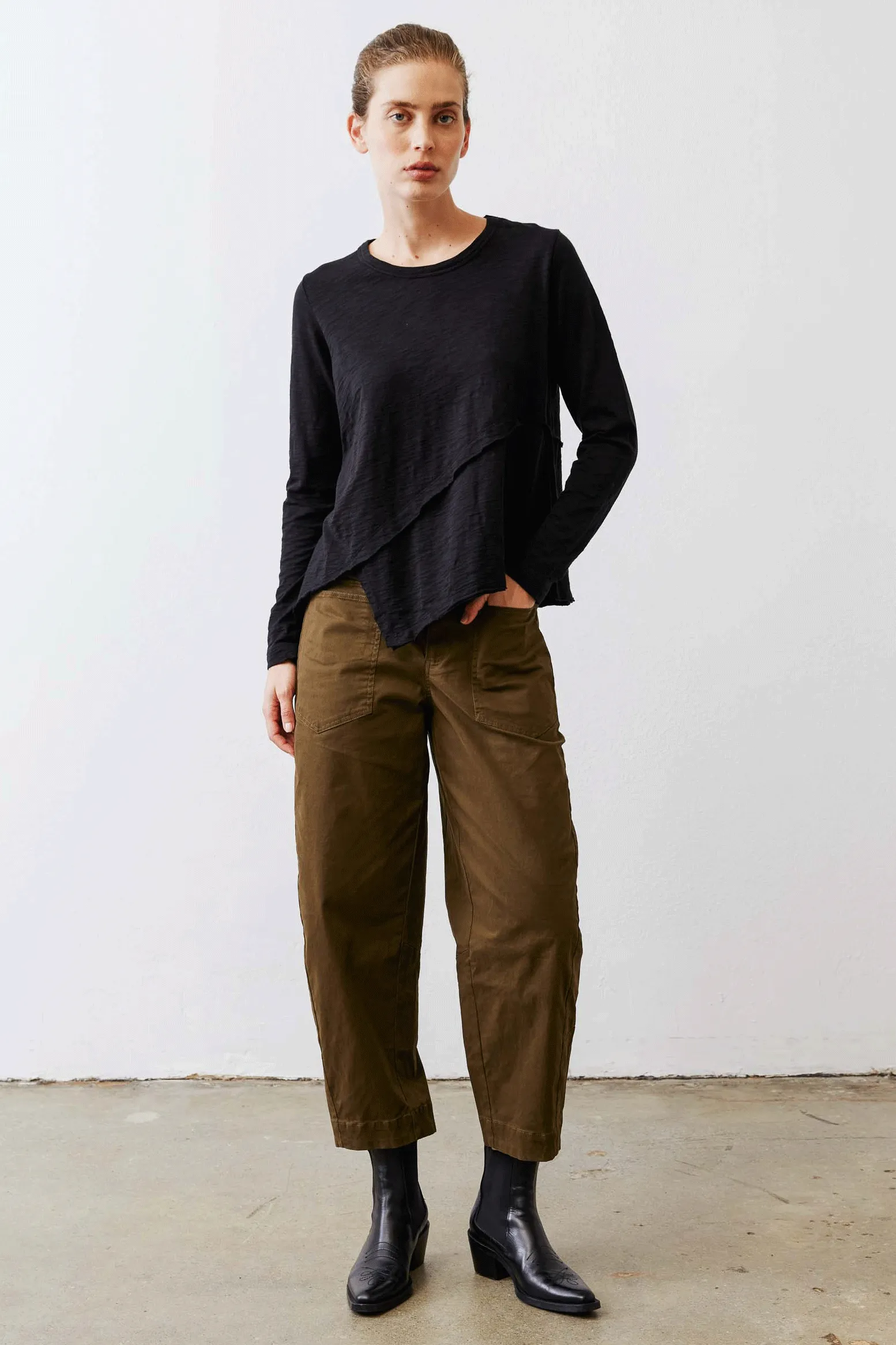 The Slouchy Soft Twill Pants sold by Ruti product image thumbnail 4