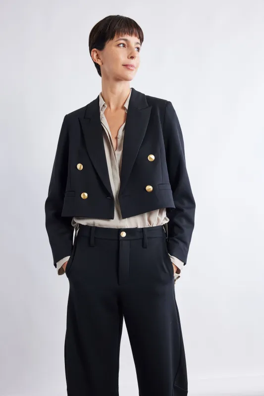 The Stretch Suit Cropped Blazer sold by Ruti