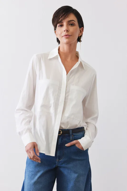 The Light Poplin Classic Blouse sold by Ruti