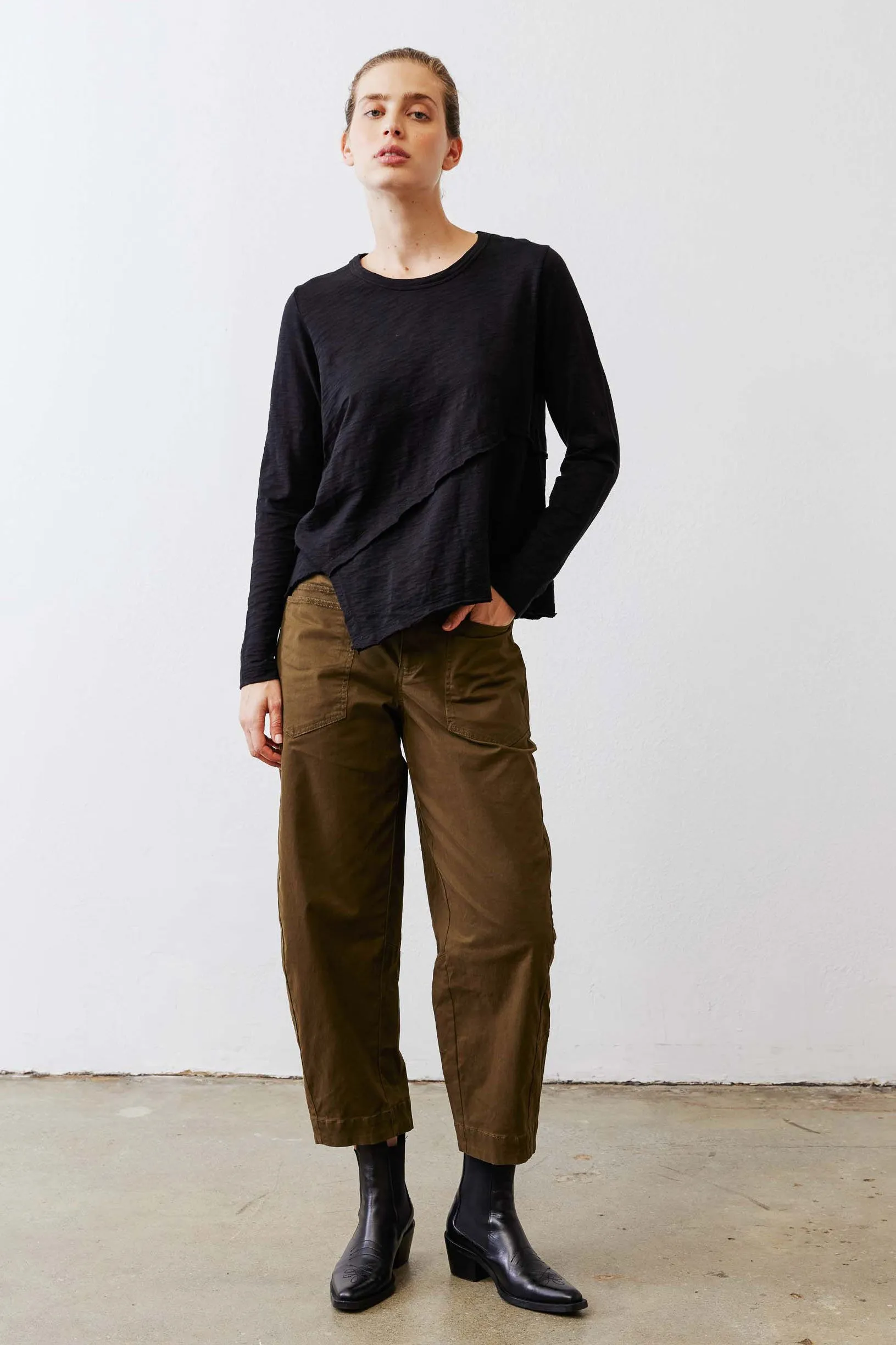 Inner Glow Asymmetric Long Sleeve Top sold by Ruti product image thumbnail 2